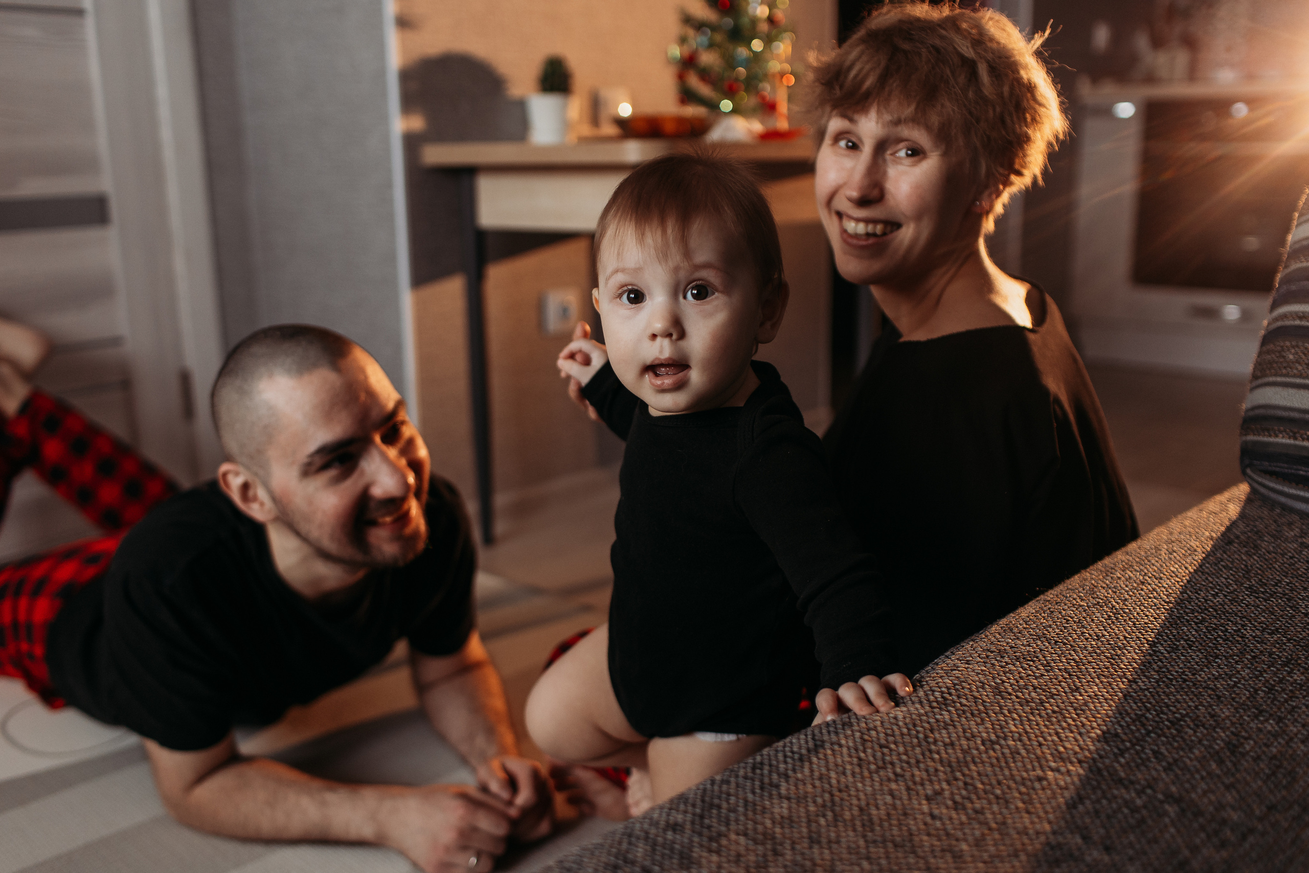 Новый год. Семейный фотограф Тюмень, фотограф на роды Салмина Мария