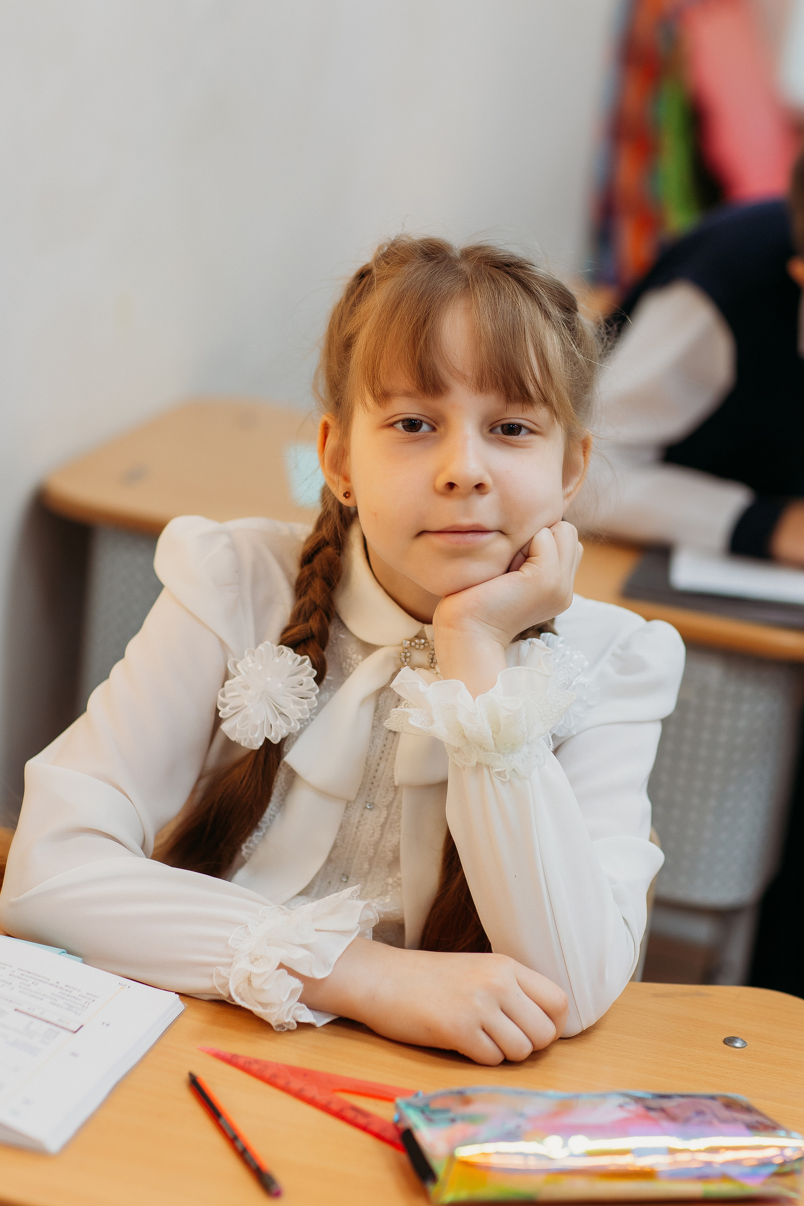 Школа 2 класс. Семейный фотограф Тюмень, фотограф на роды Салмина Мария