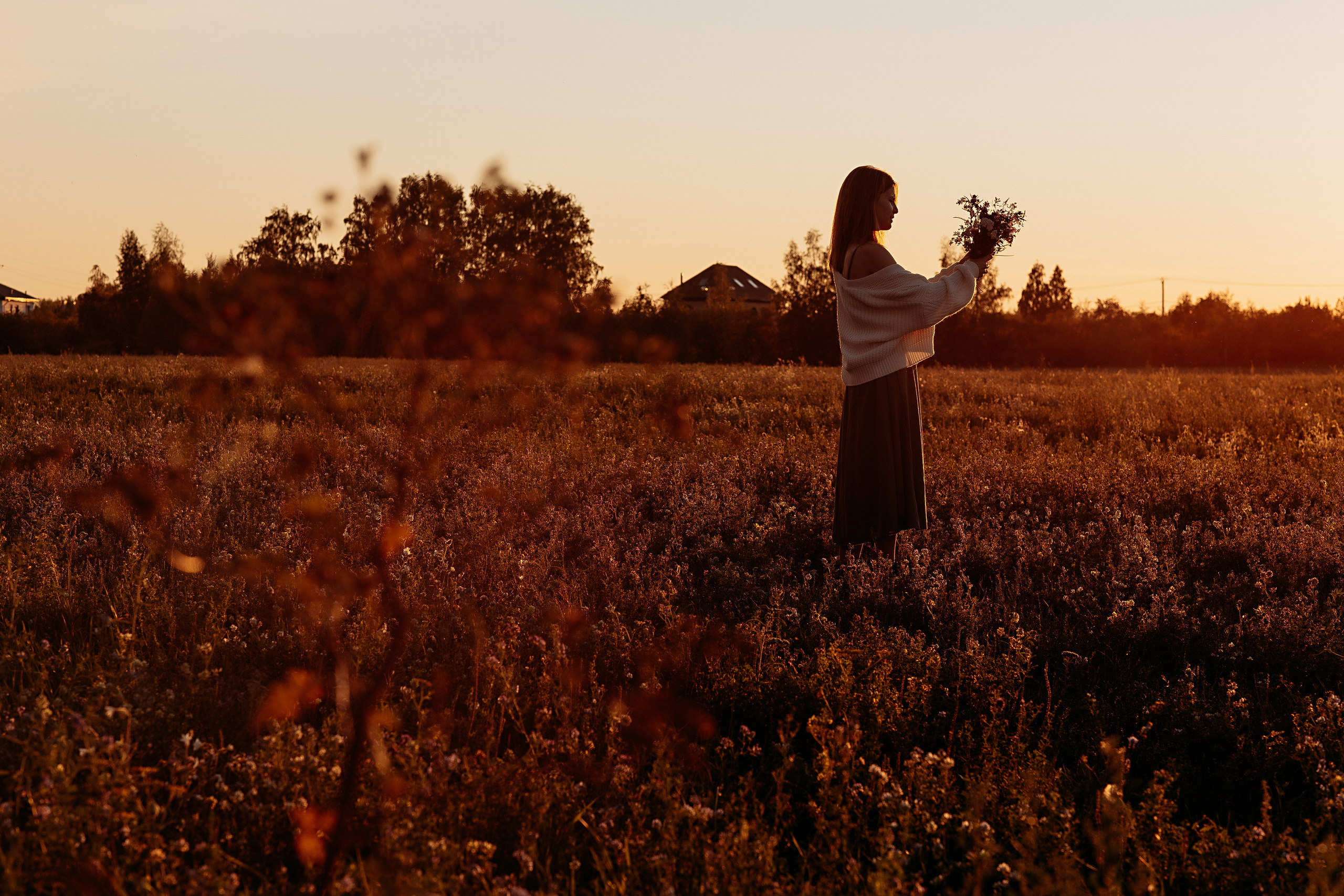 Поле. Семейный фотограф Тюмень, фотограф на роды Салмина Мария