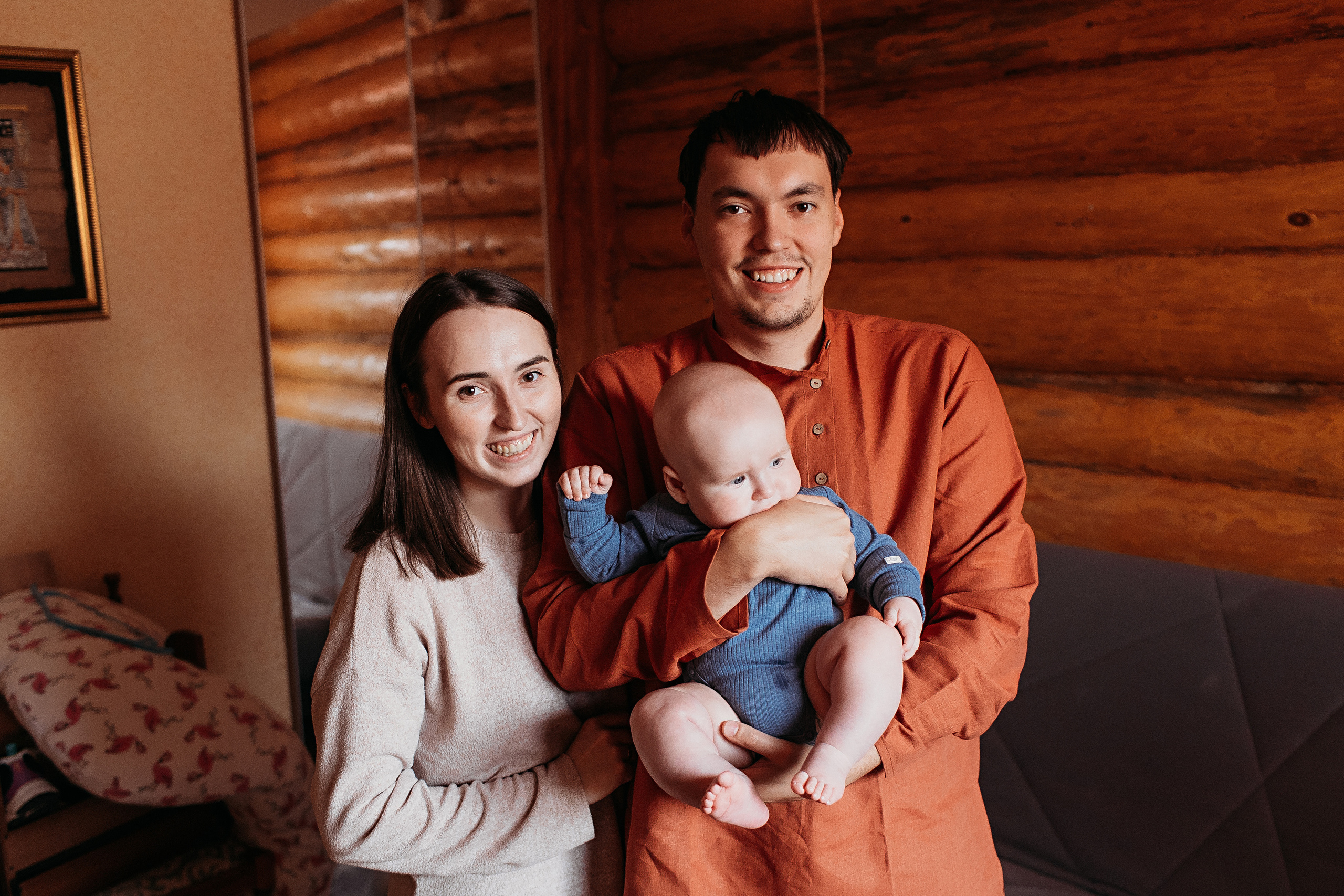 Большая семья. Семейный фотограф Тюмень, фотограф на роды Салмина Мария