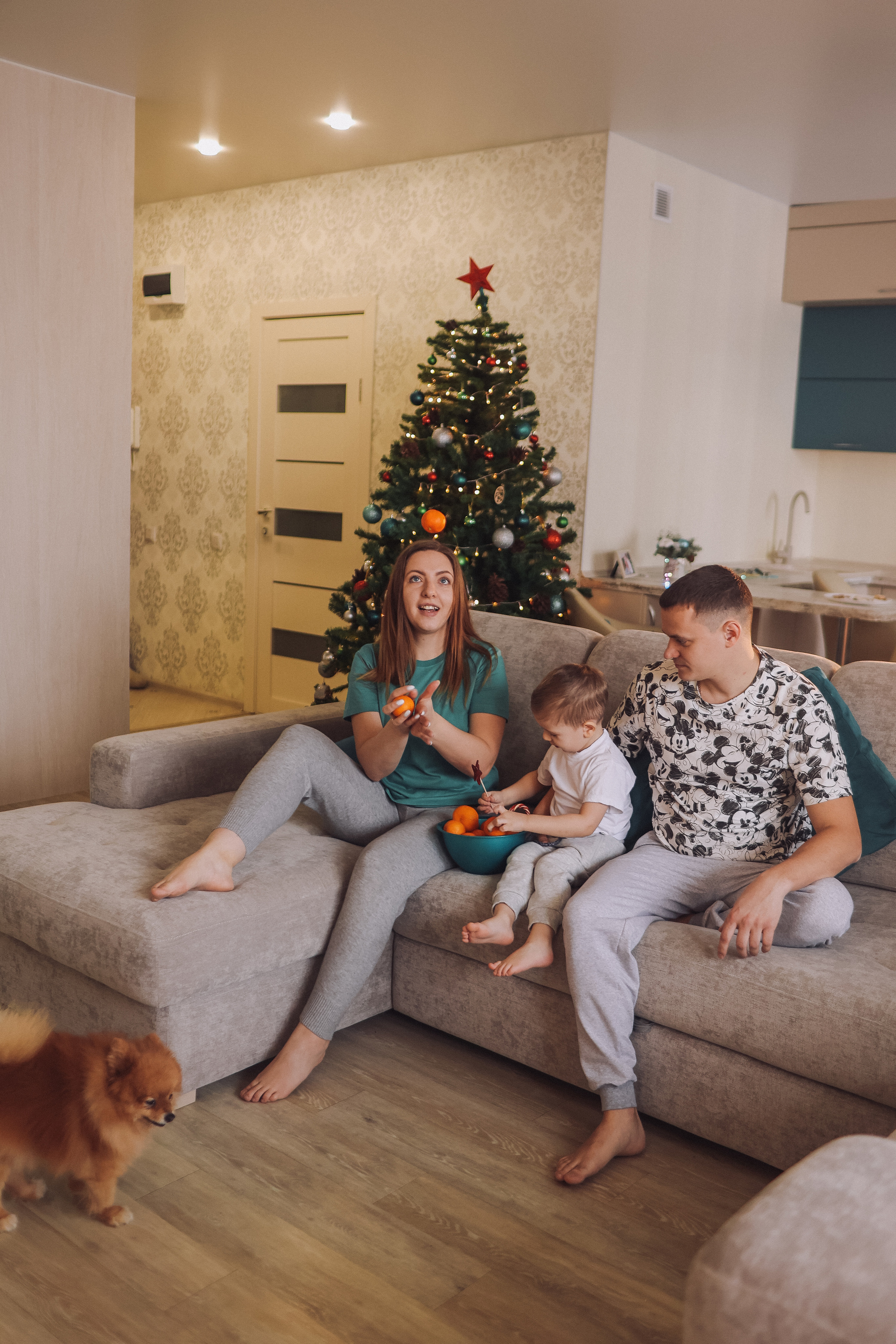 Новогодняя. Семейный фотограф Тюмень, фотограф на роды Салмина Мария