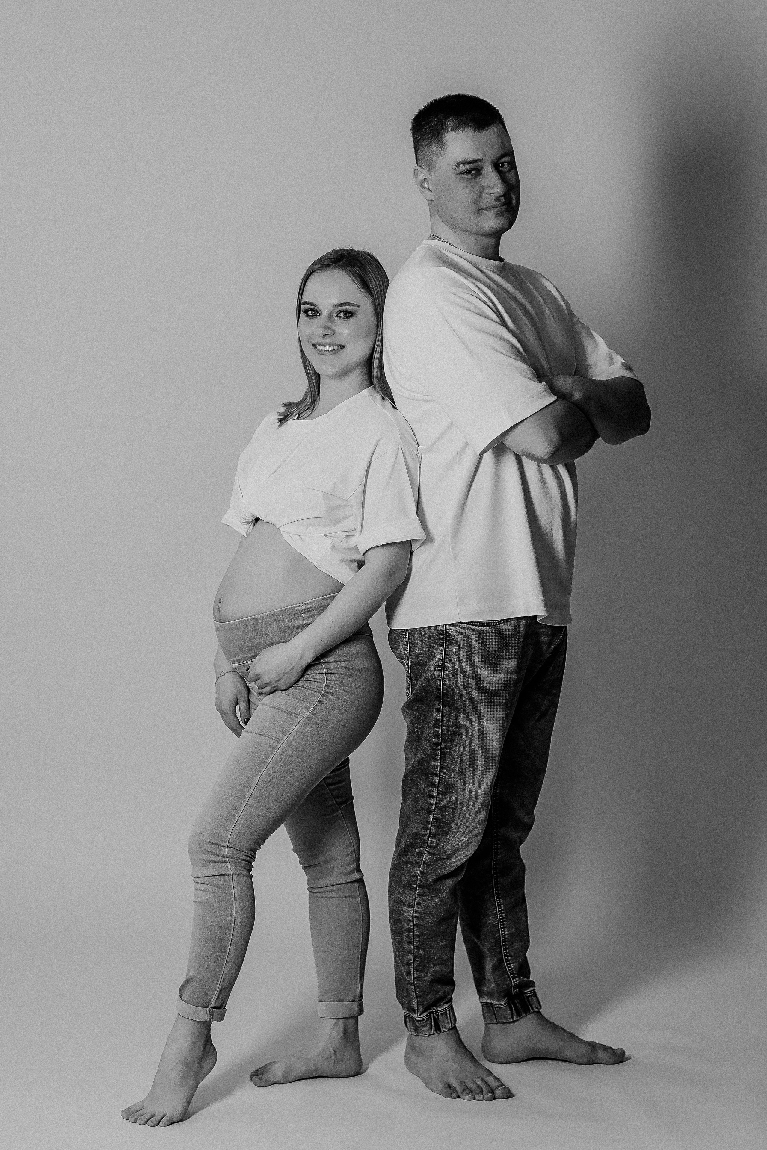 На фотофонах. Семейный фотограф Тюмень, фотограф на роды Салмина Мария