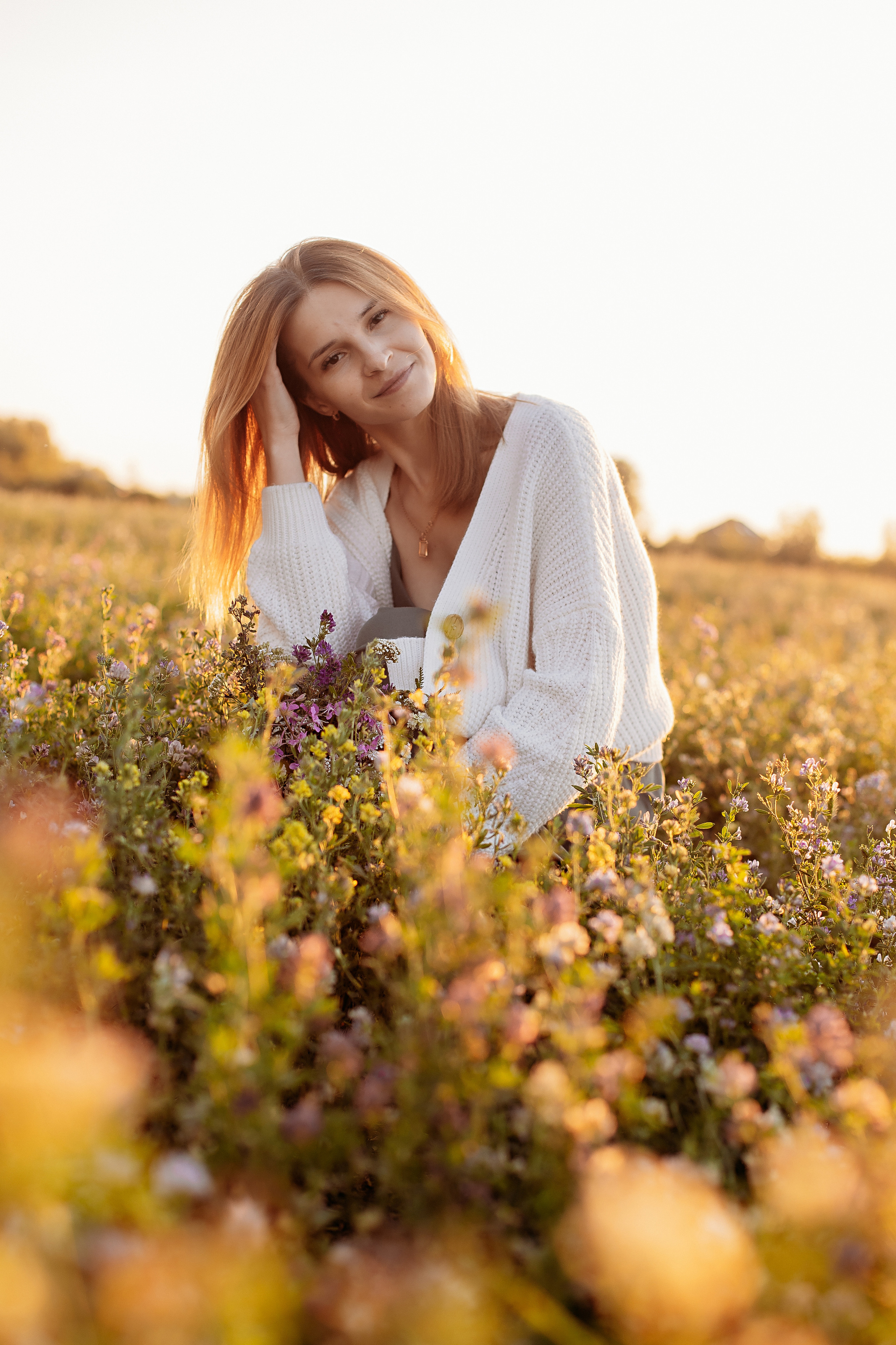Поле. Семейный фотограф Тюмень, фотограф на роды Салмина Мария