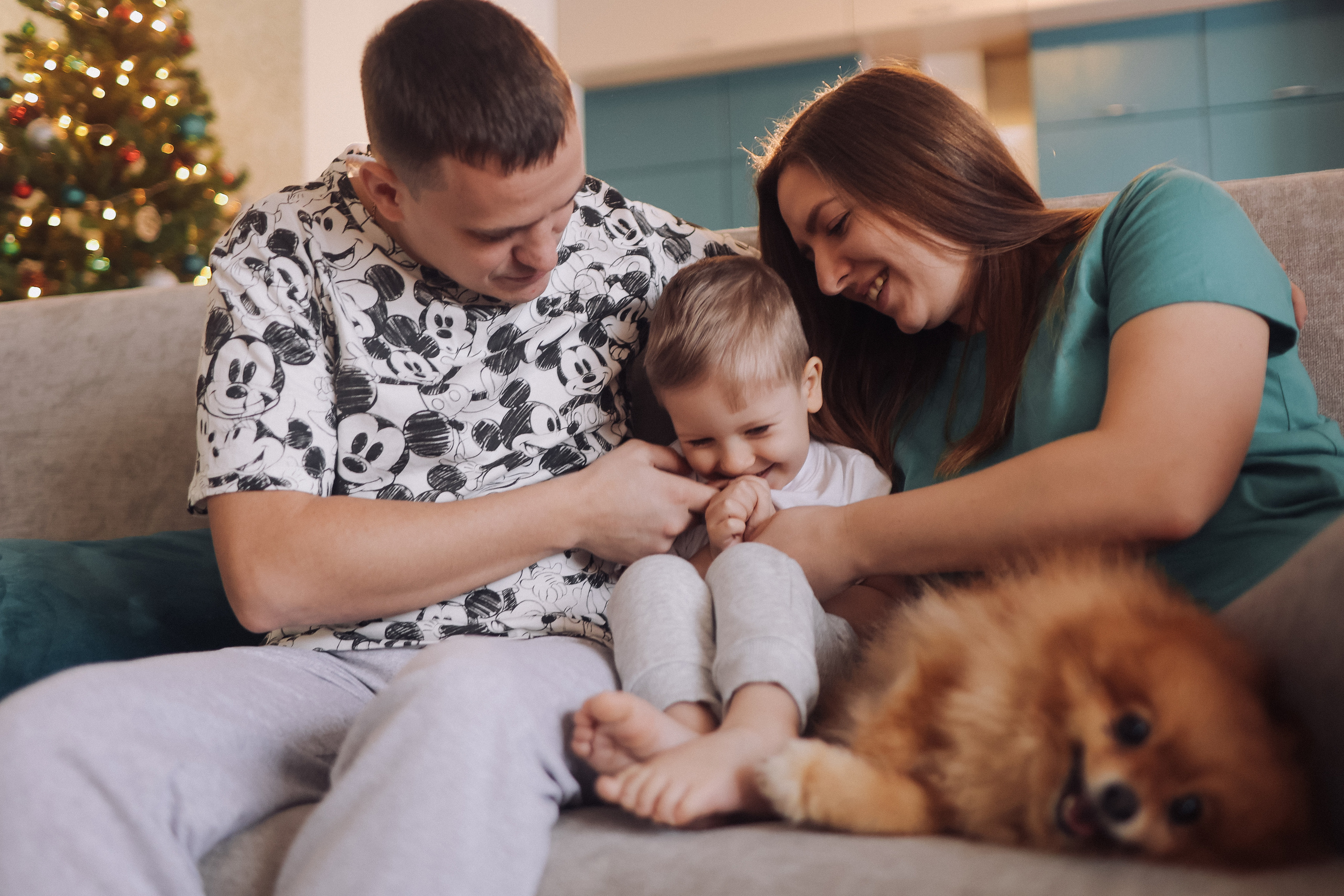 Новогодняя. Семейный фотограф Тюмень, фотограф на роды Салмина Мария
