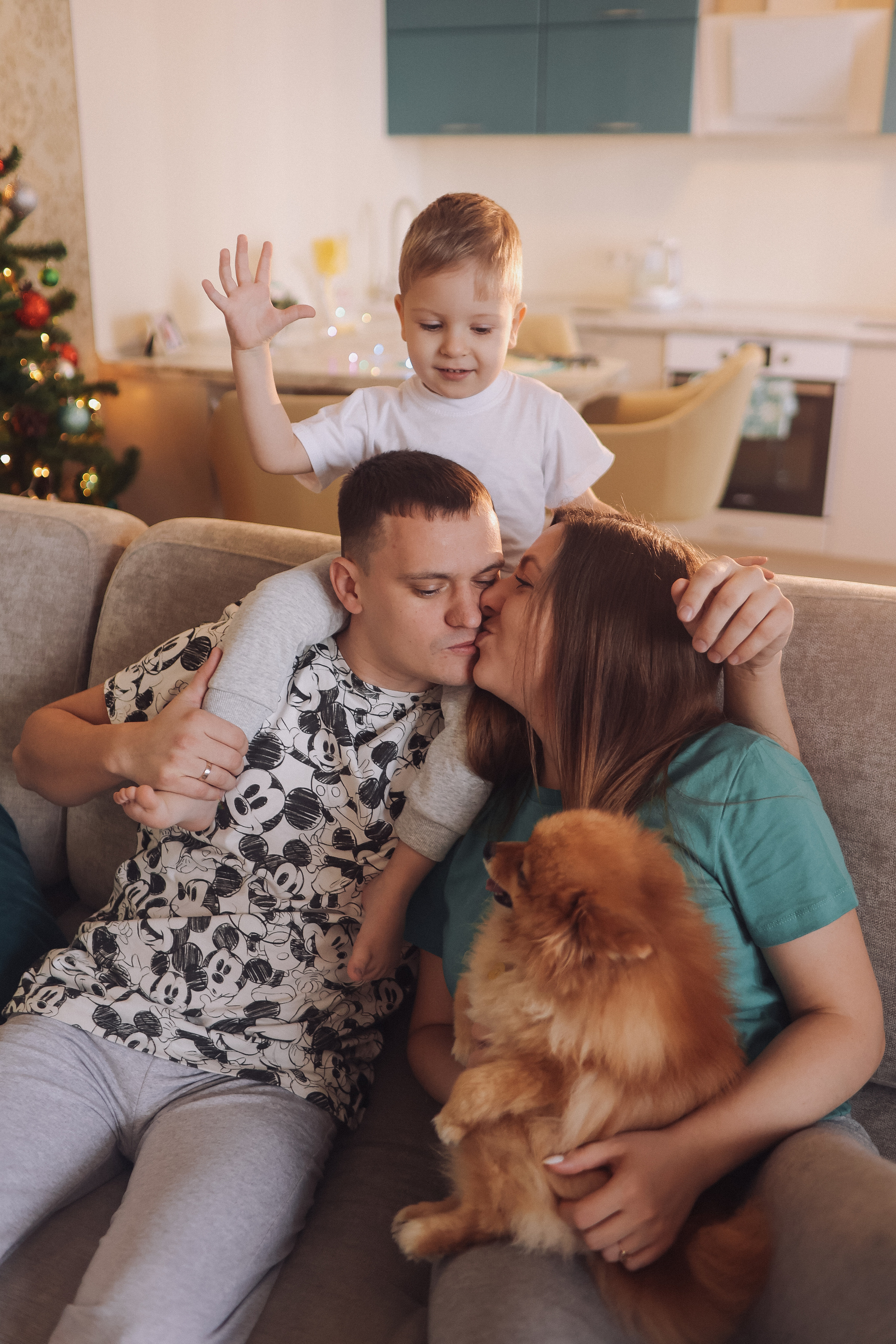Новогодняя. Семейный фотограф Тюмень, фотограф на роды Салмина Мария