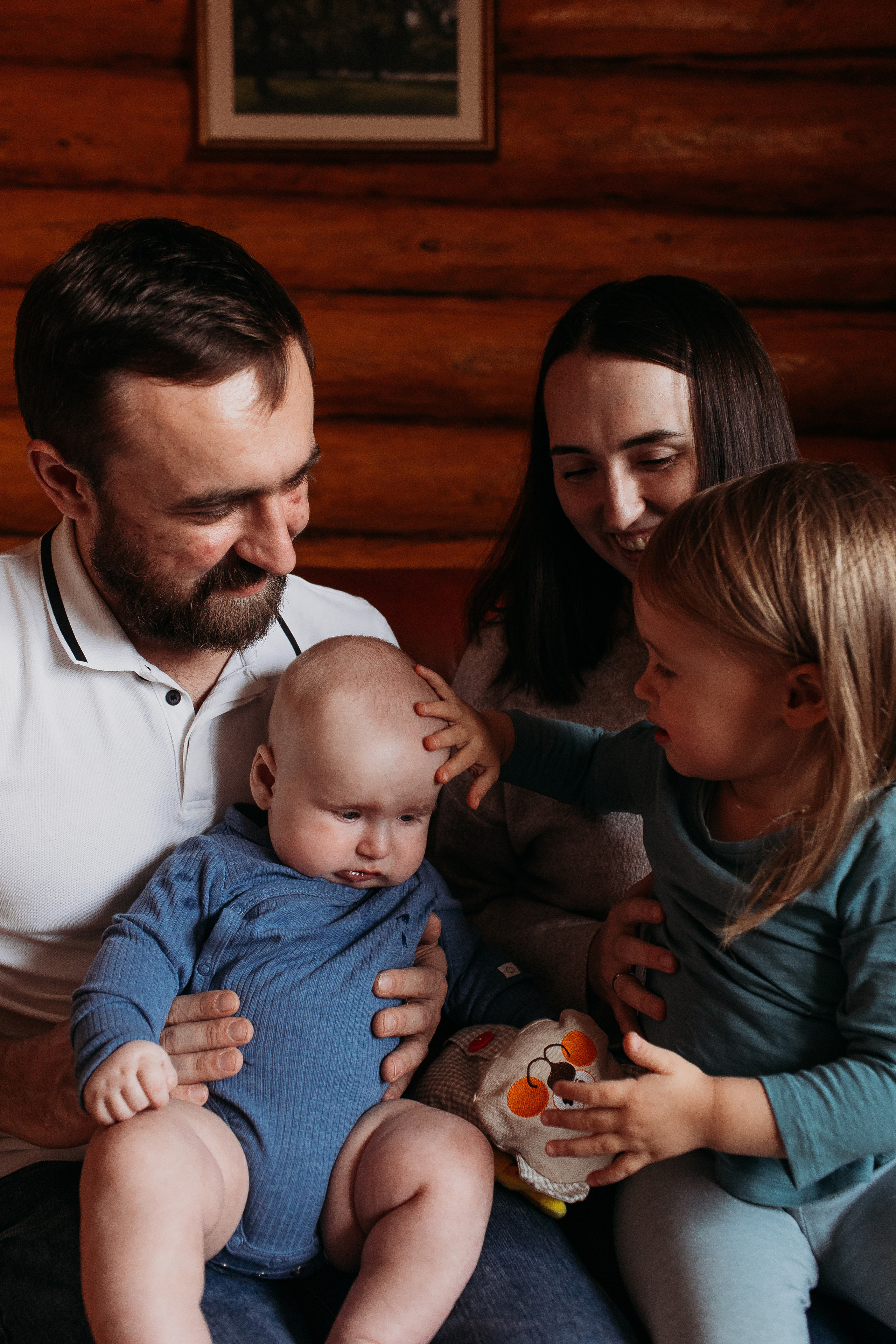 Большая семья. Семейный фотограф Тюмень, фотограф на роды Салмина Мария