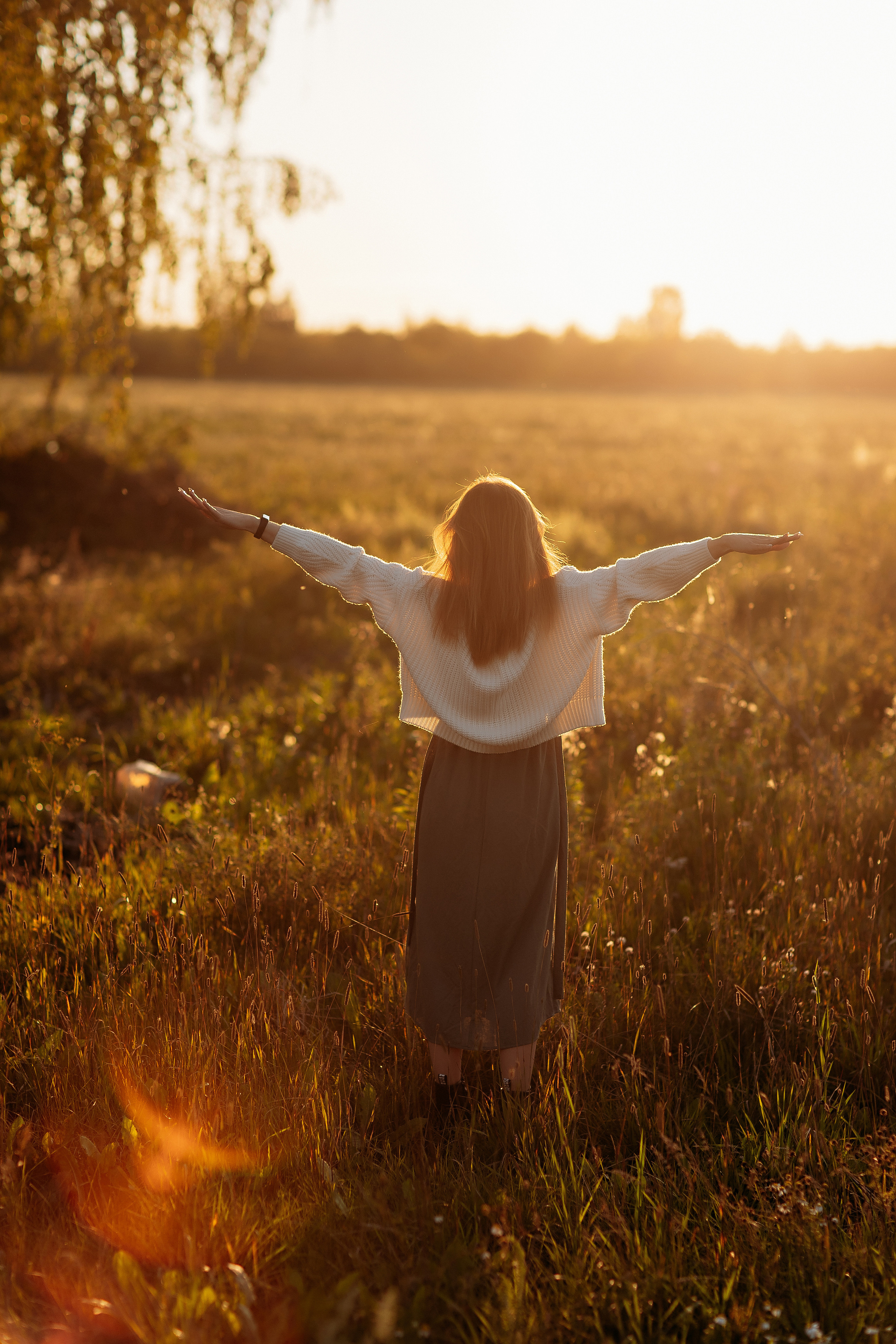 Поле. Семейный фотограф Тюмень, фотограф на роды Салмина Мария