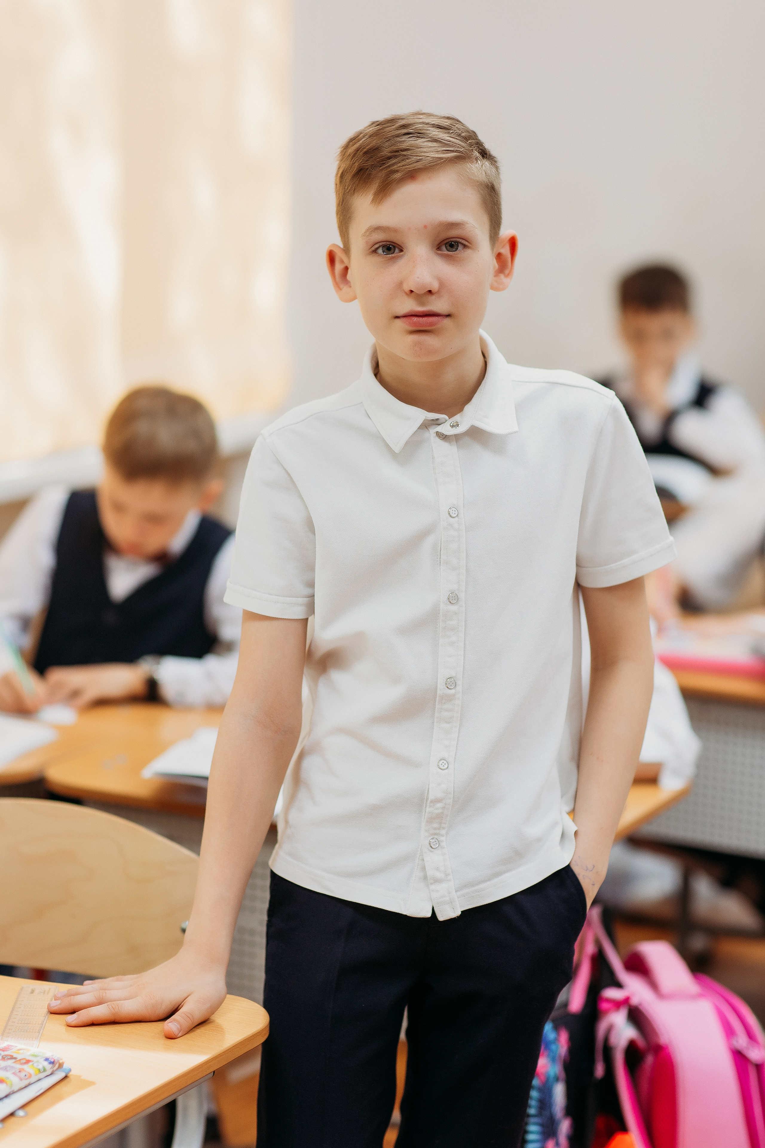 Школа 2 класс. Семейный фотограф Тюмень, фотограф на роды Салмина Мария