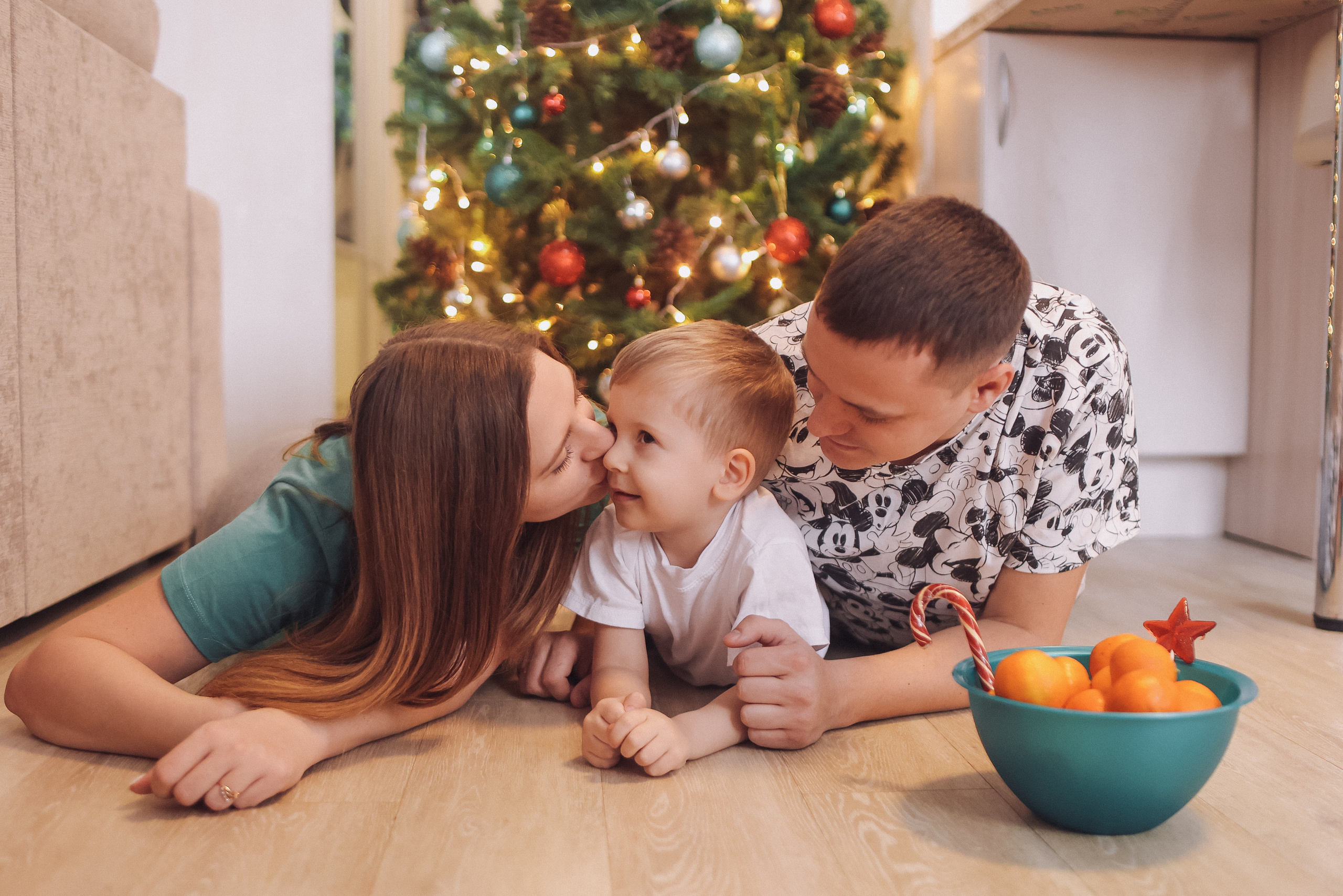 Новогодняя. Семейный фотограф Тюмень, фотограф на роды Салмина Мария