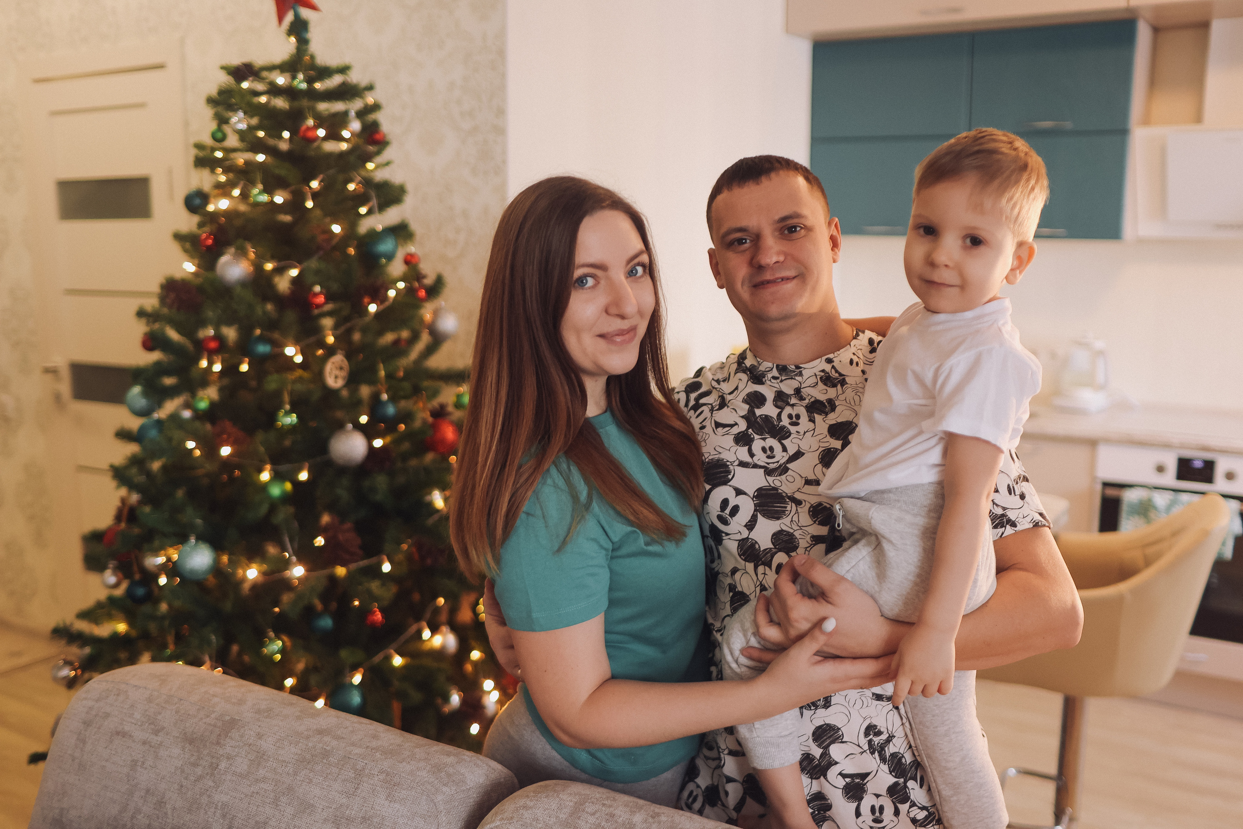 Новогодняя. Семейный фотограф Тюмень, фотограф на роды Салмина Мария