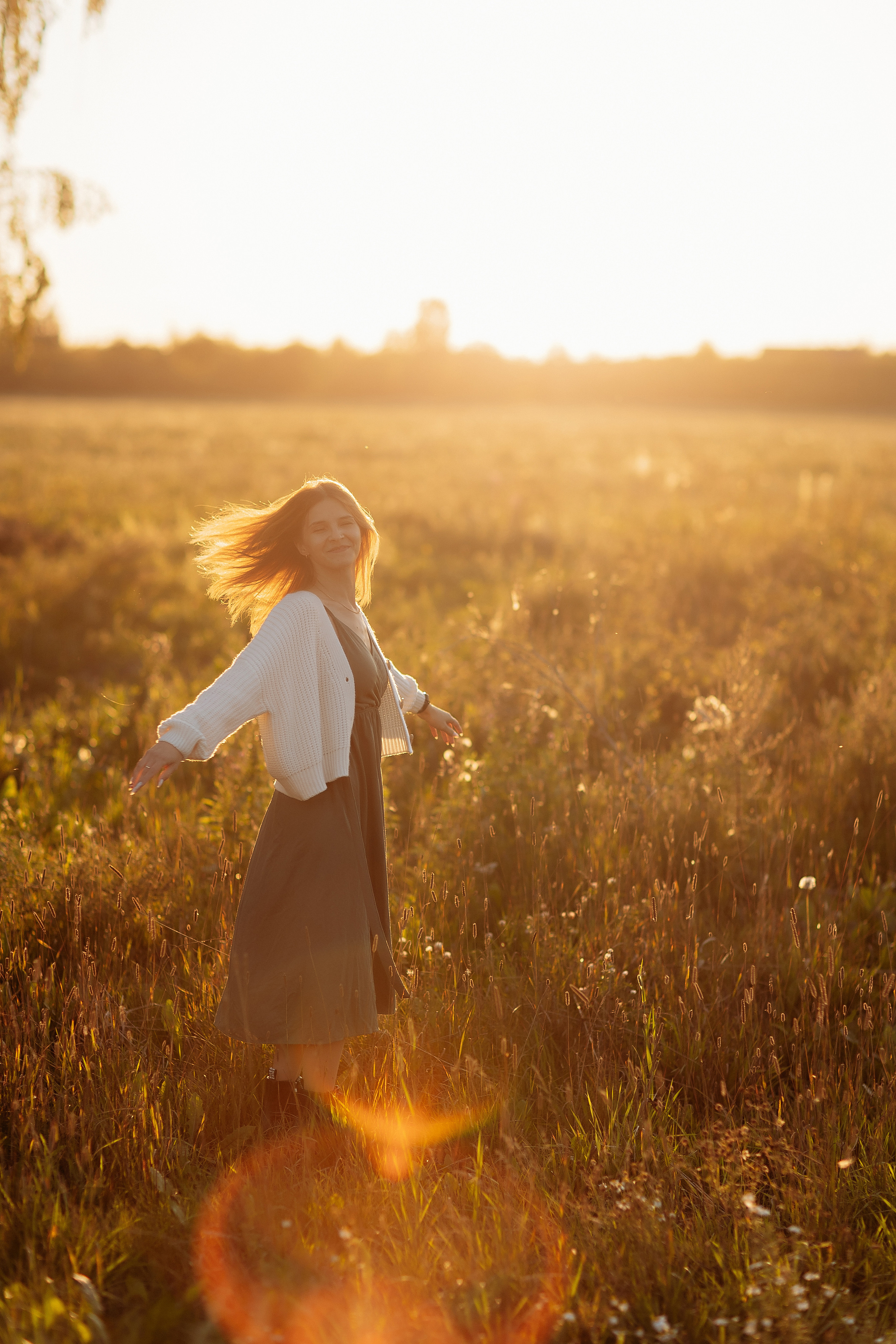 Поле. Семейный фотограф Тюмень, фотограф на роды Салмина Мария