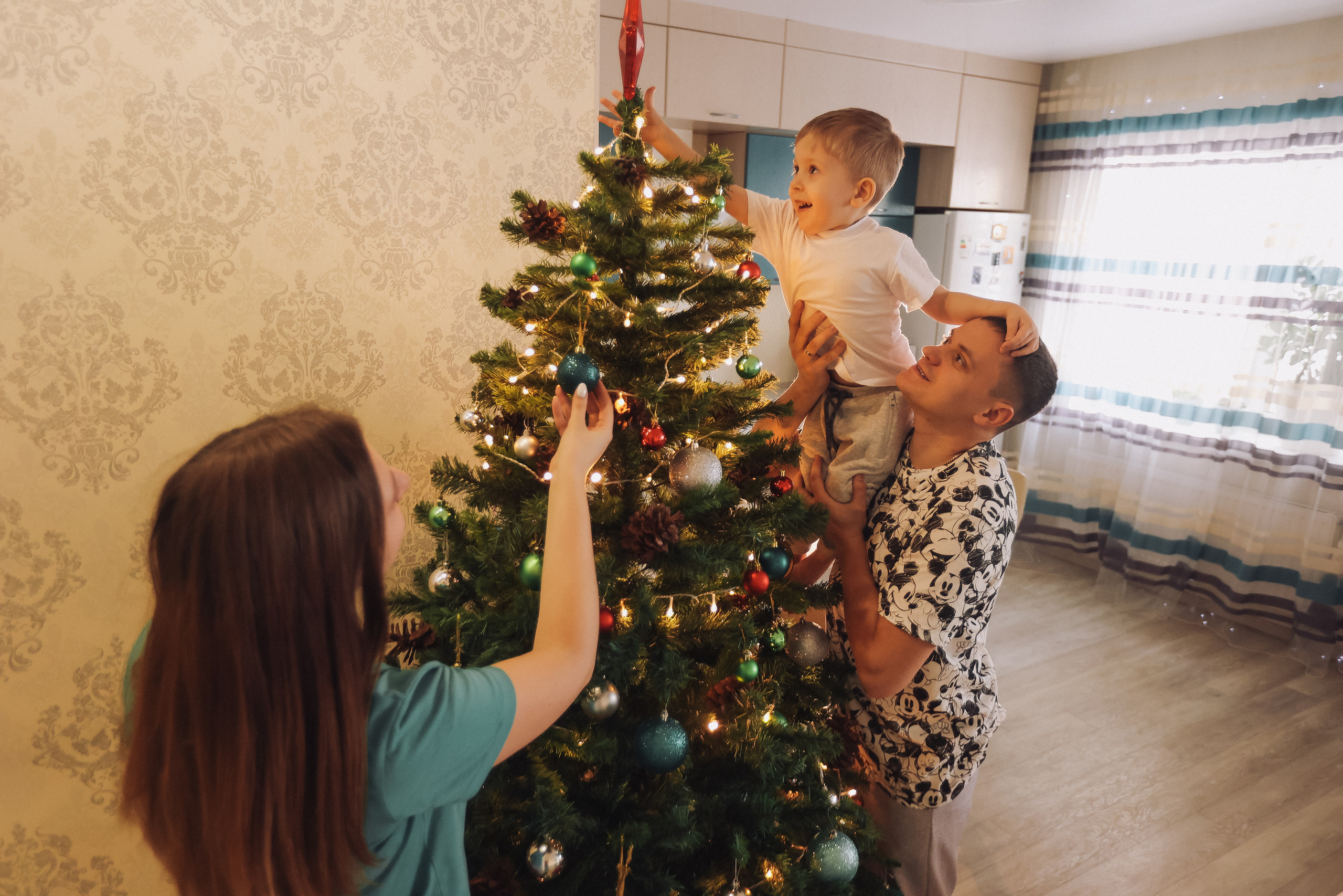 Новогодняя. Семейный фотограф Тюмень, фотограф на роды Салмина Мария