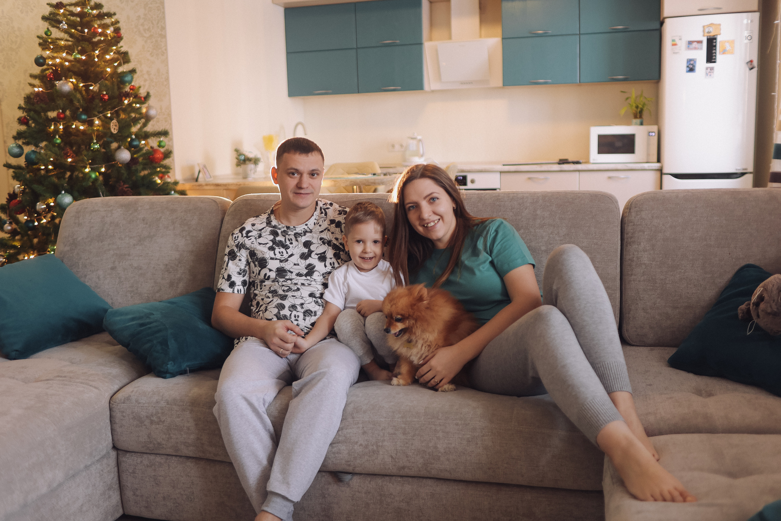 Новогодняя. Семейный фотограф Тюмень, фотограф на роды Салмина Мария