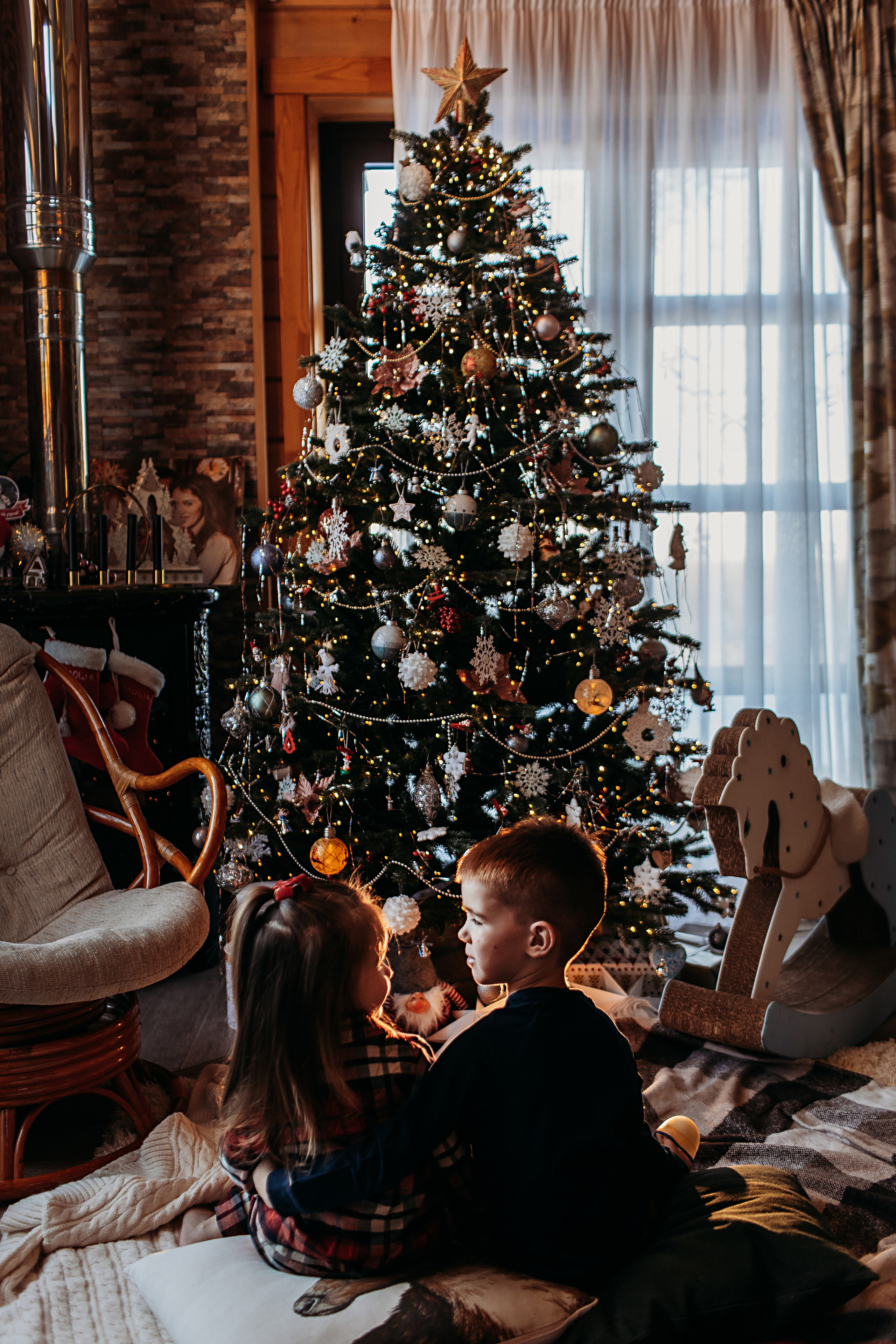Тёплый новый год. Семейный фотограф Тюмень, фотограф на роды Салмина Мария