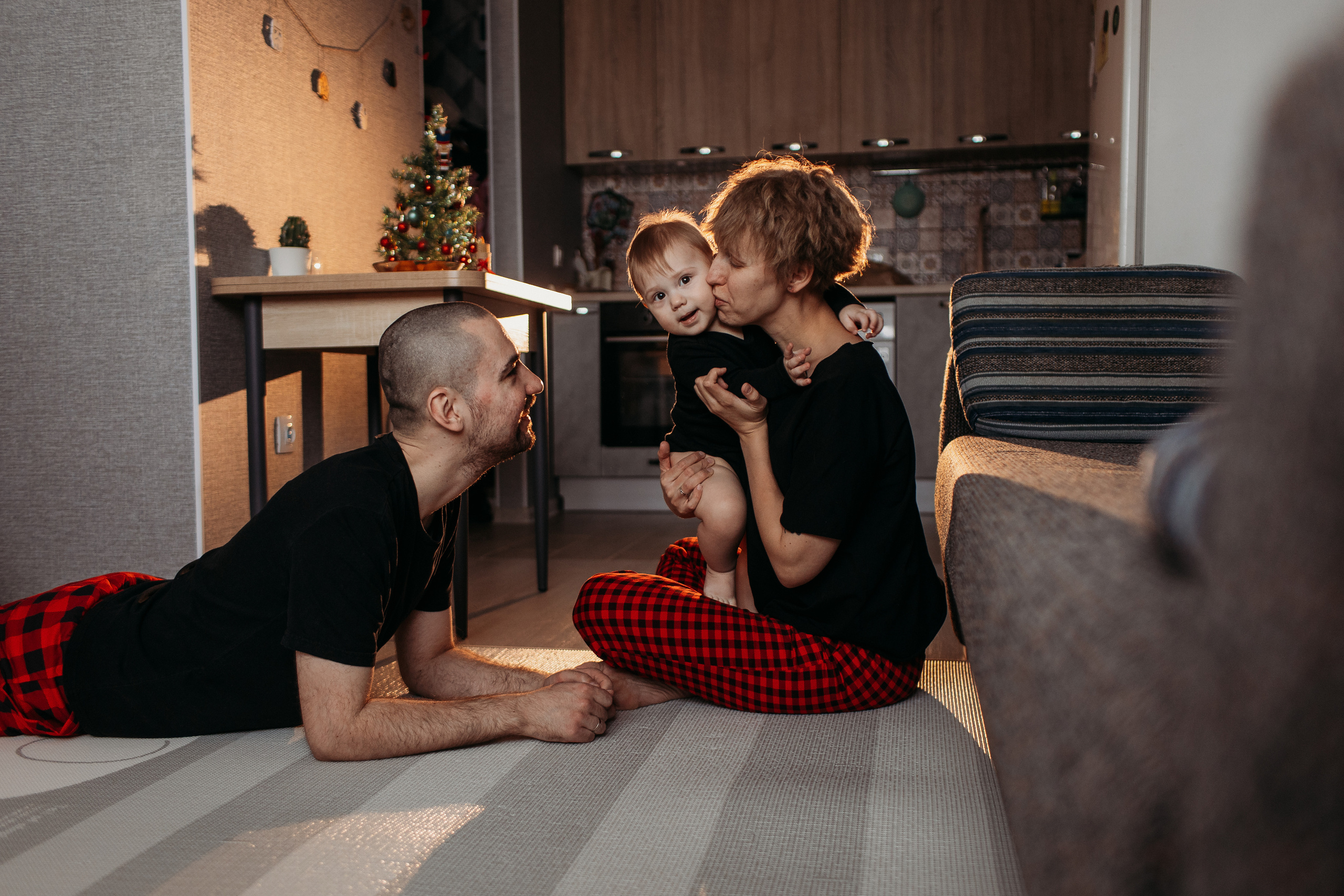 Новый год. Семейный фотограф Тюмень, фотограф на роды Салмина Мария