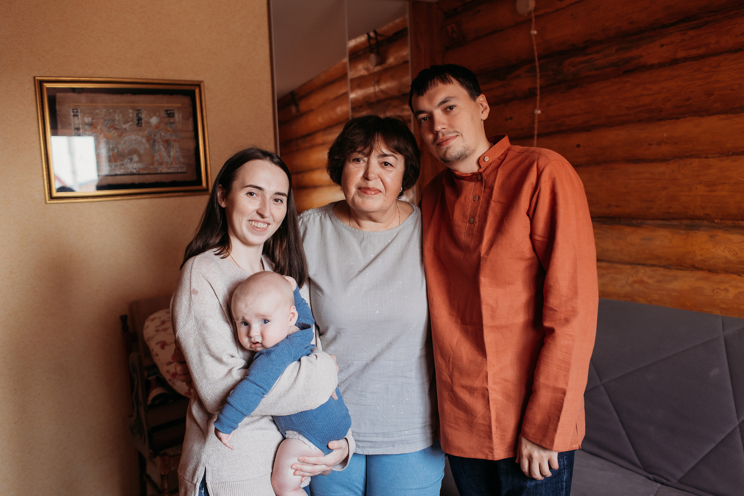 Большая семья. Семейный фотограф Тюмень, фотограф на роды Салмина Мария