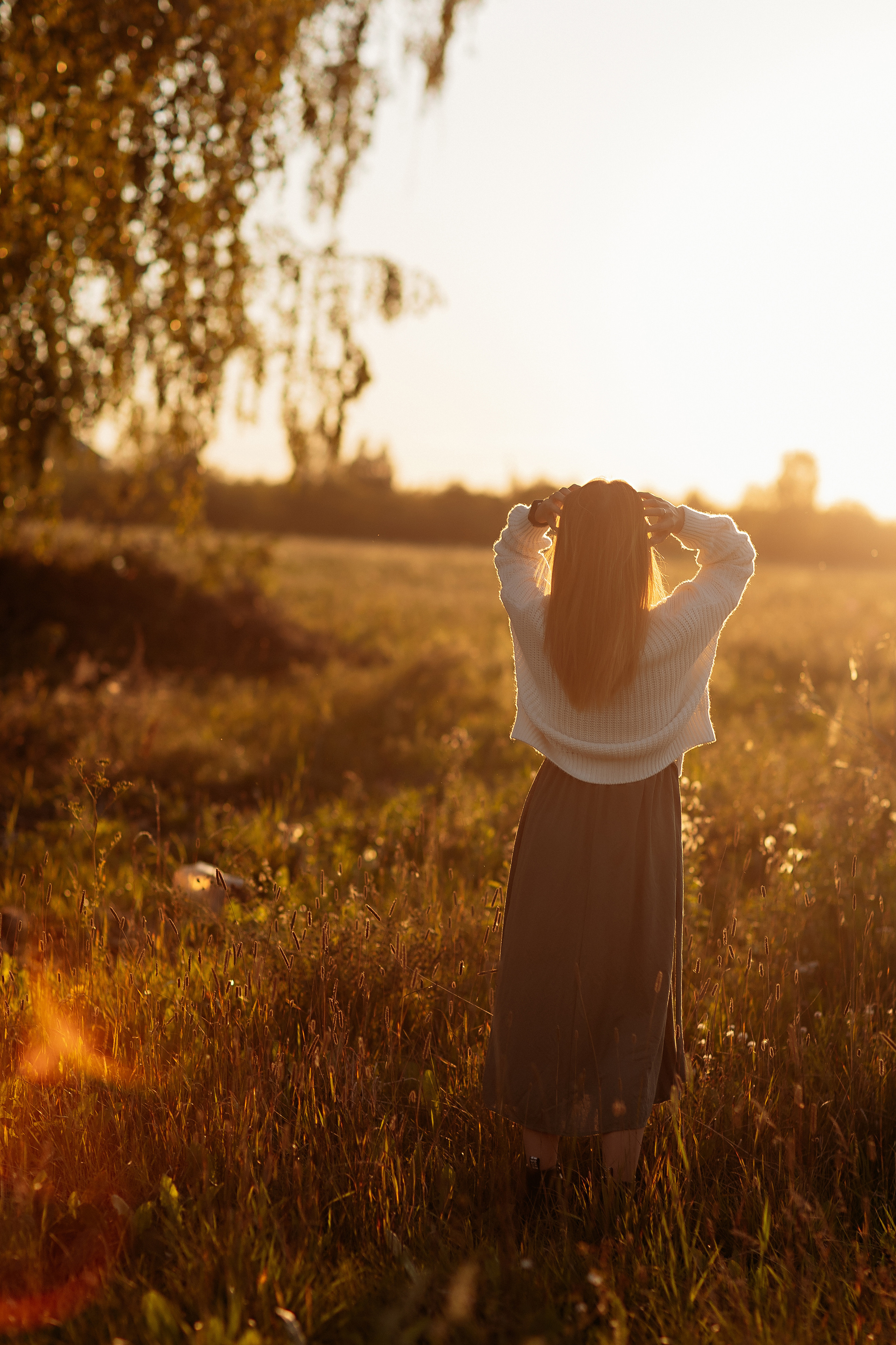 Поле. Семейный фотограф Тюмень, фотограф на роды Салмина Мария