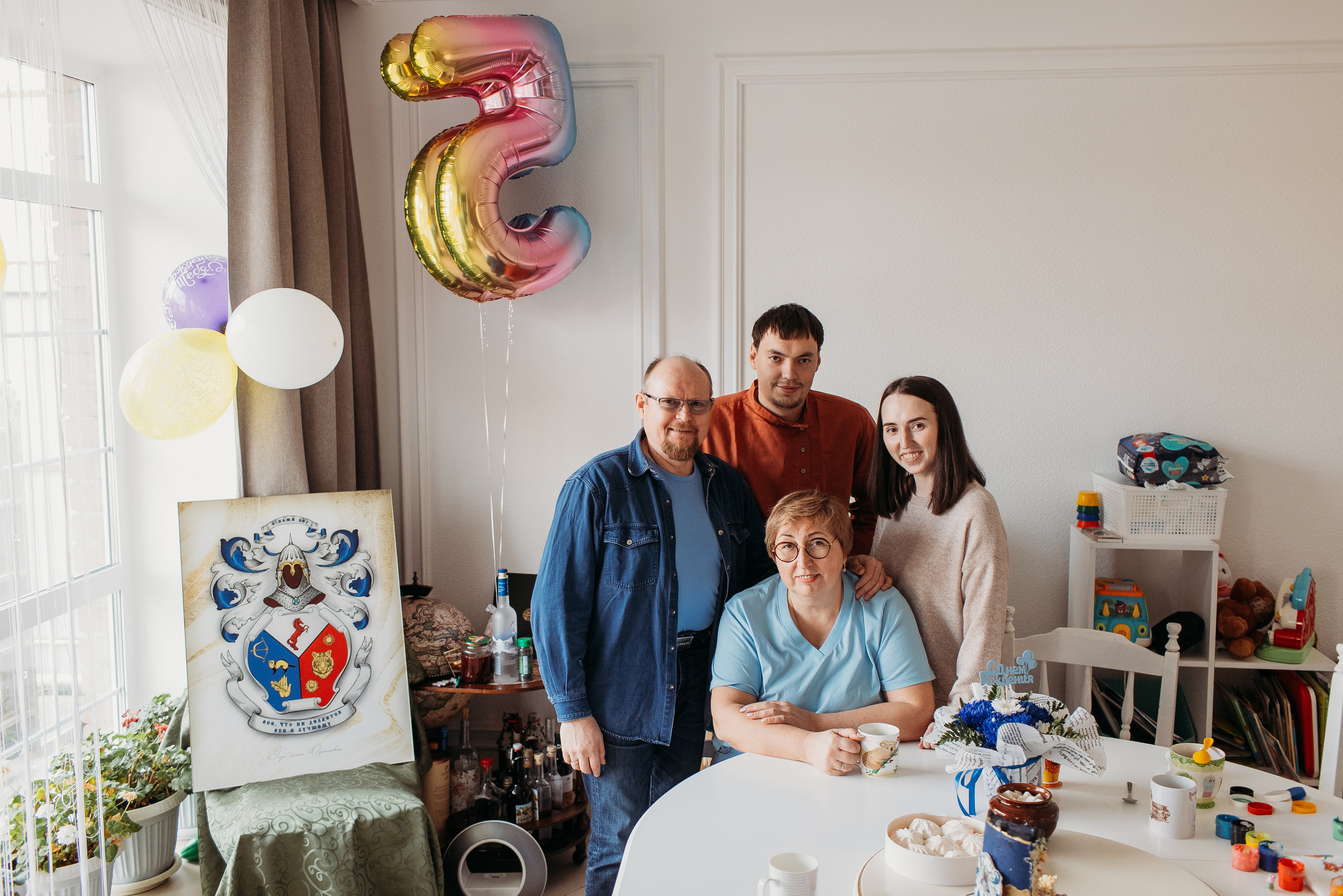 Большая семья. Семейный фотограф Тюмень, фотограф на роды Салмина Мария