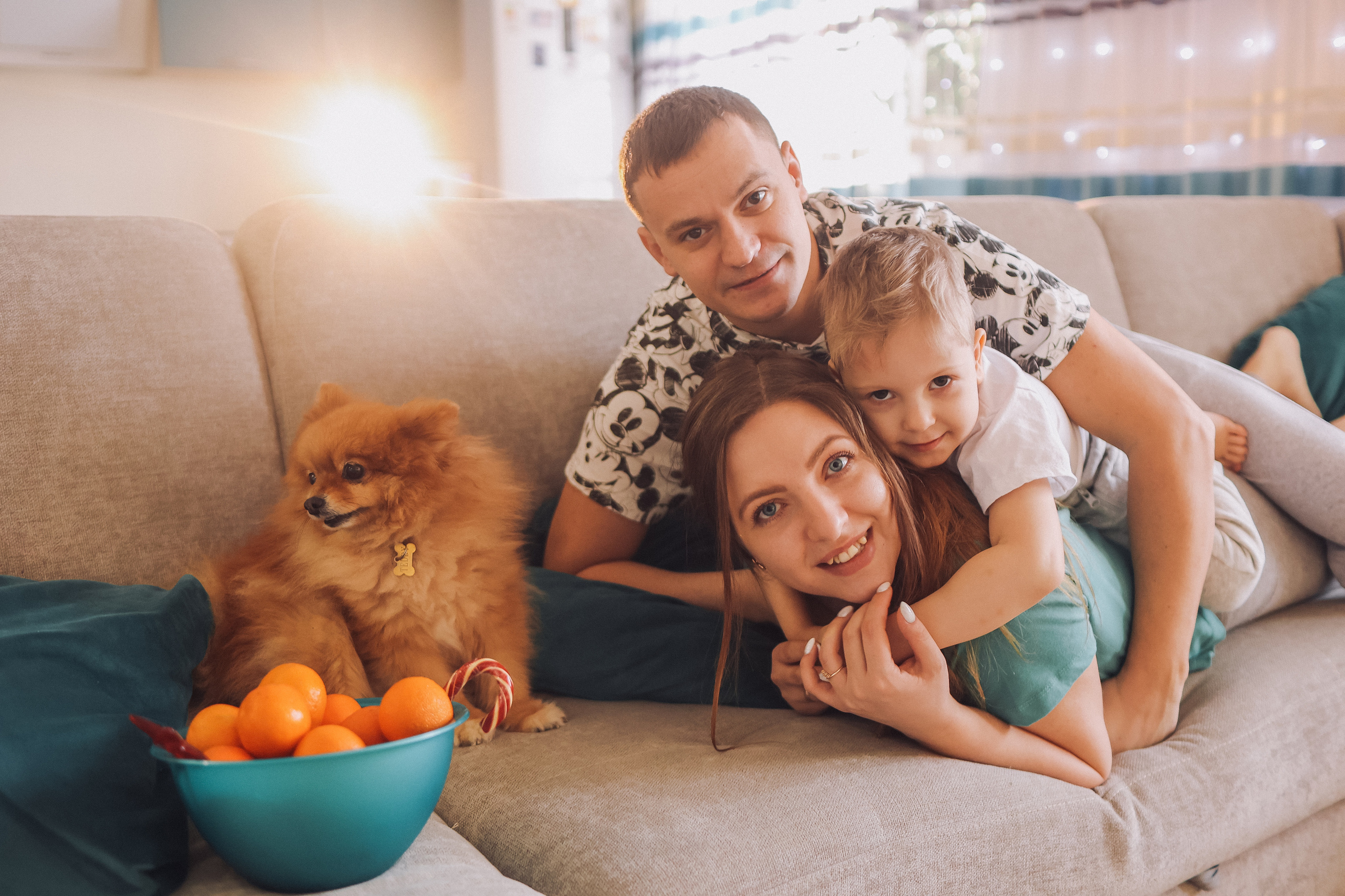 Новогодняя. Семейный фотограф Тюмень, фотограф на роды Салмина Мария