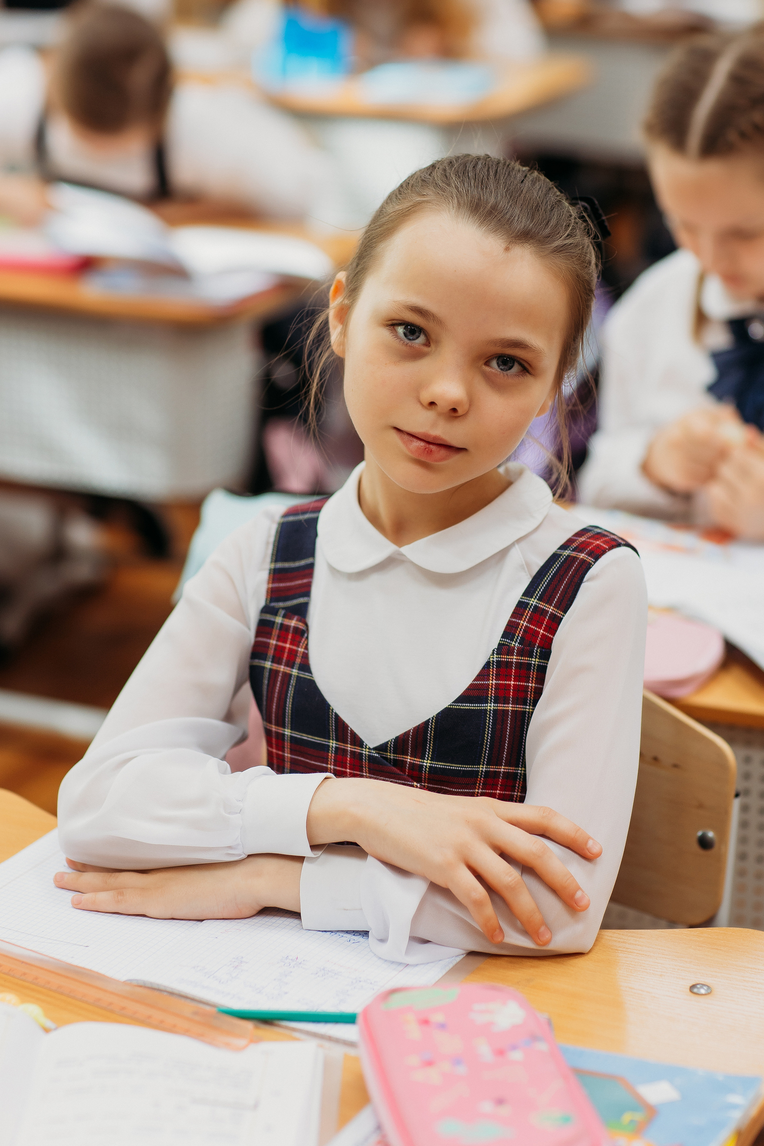 Школа 2 класс. Семейный фотограф Тюмень, фотограф на роды Салмина Мария