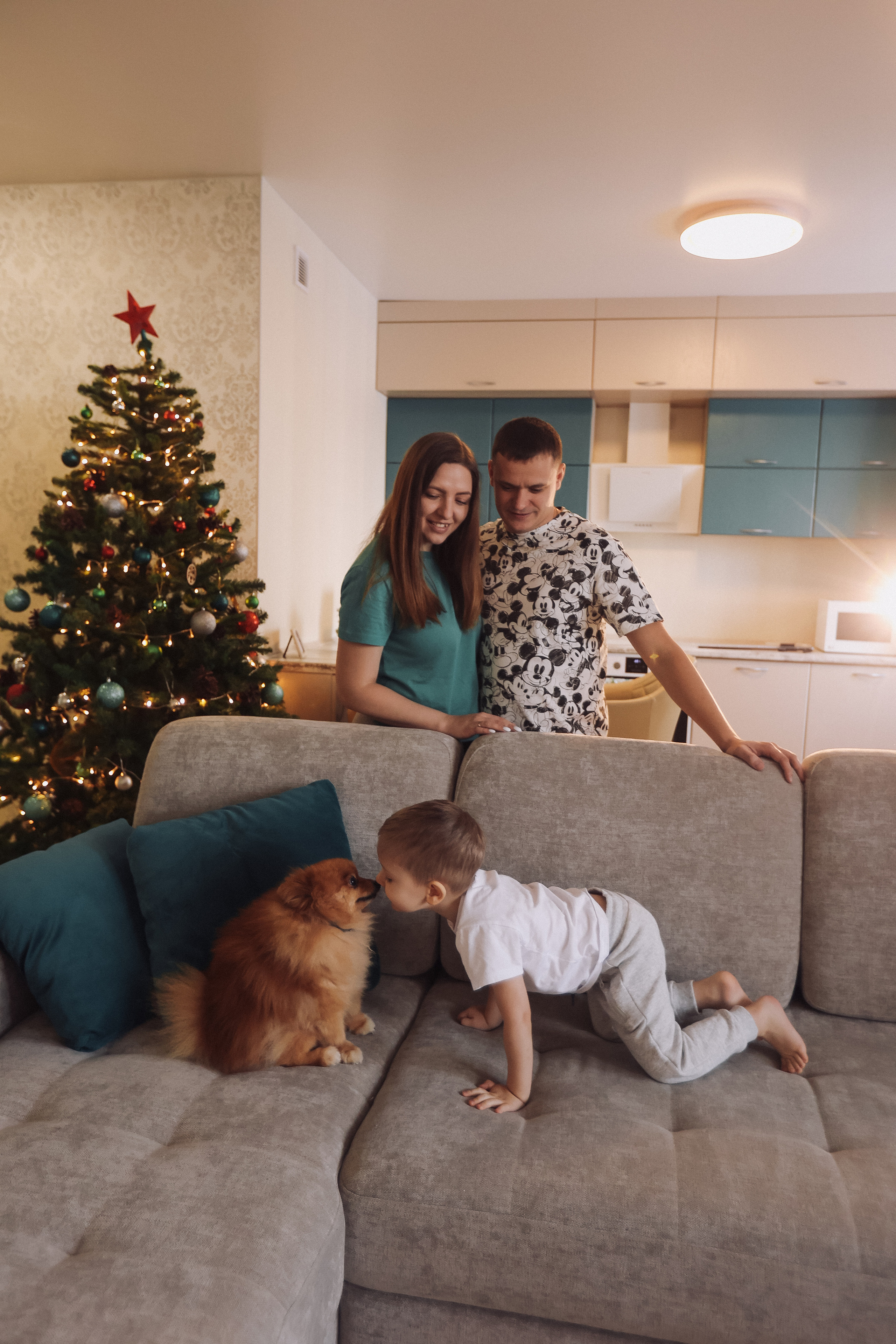 Новогодняя. Семейный фотограф Тюмень, фотограф на роды Салмина Мария