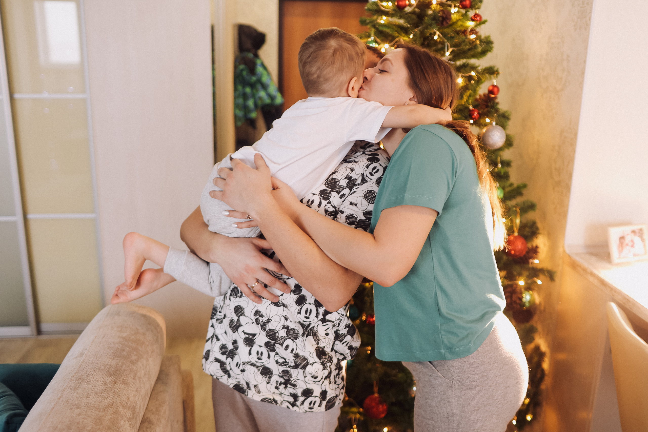 Новогодняя. Семейный фотограф Тюмень, фотограф на роды Салмина Мария