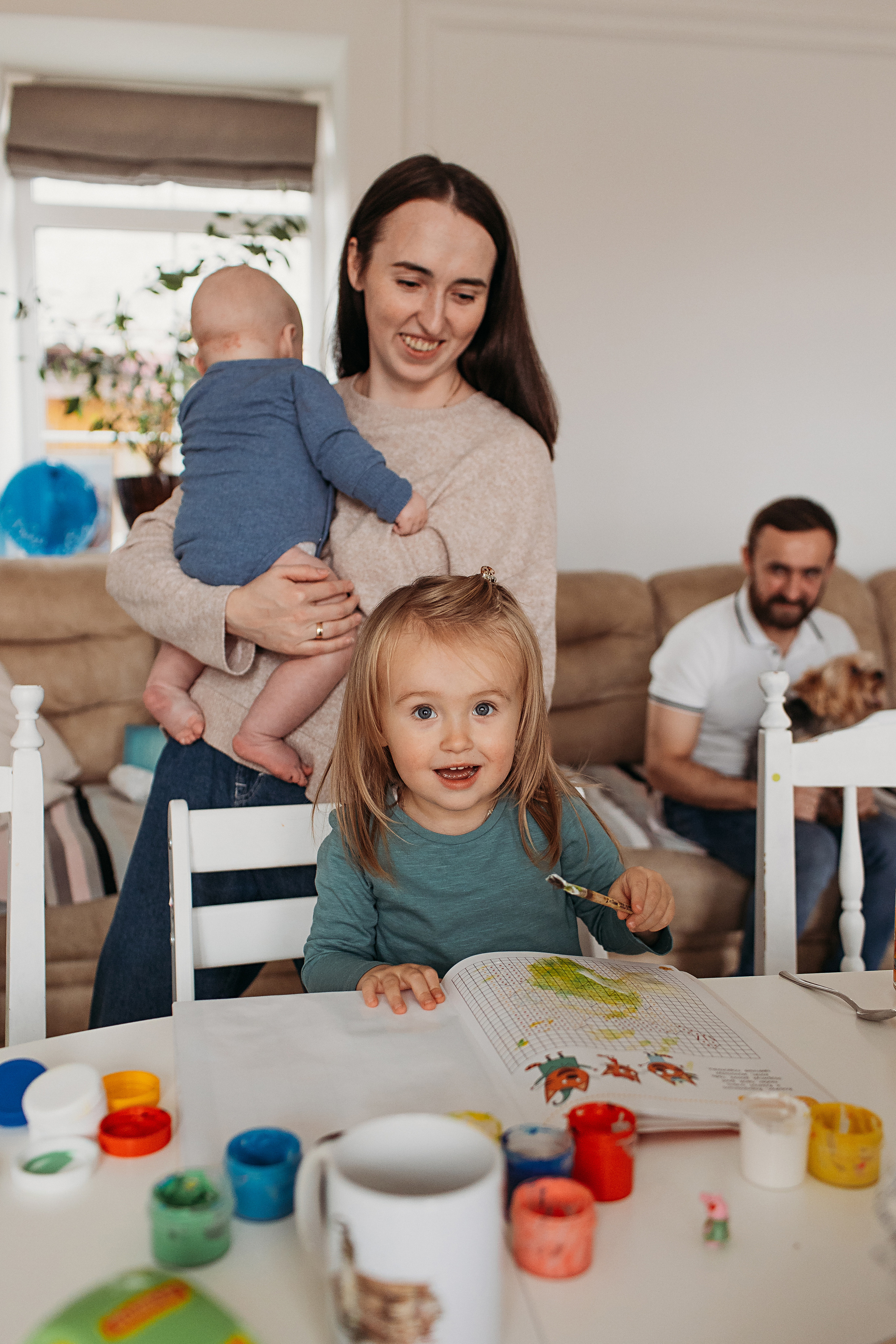 Большая семья. Семейный фотограф Тюмень, фотограф на роды Салмина Мария