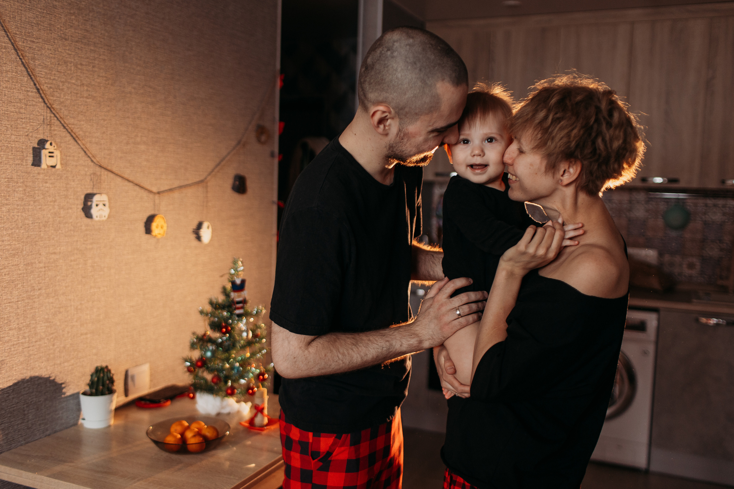 Новый год. Семейный фотограф Тюмень, фотограф на роды Салмина Мария