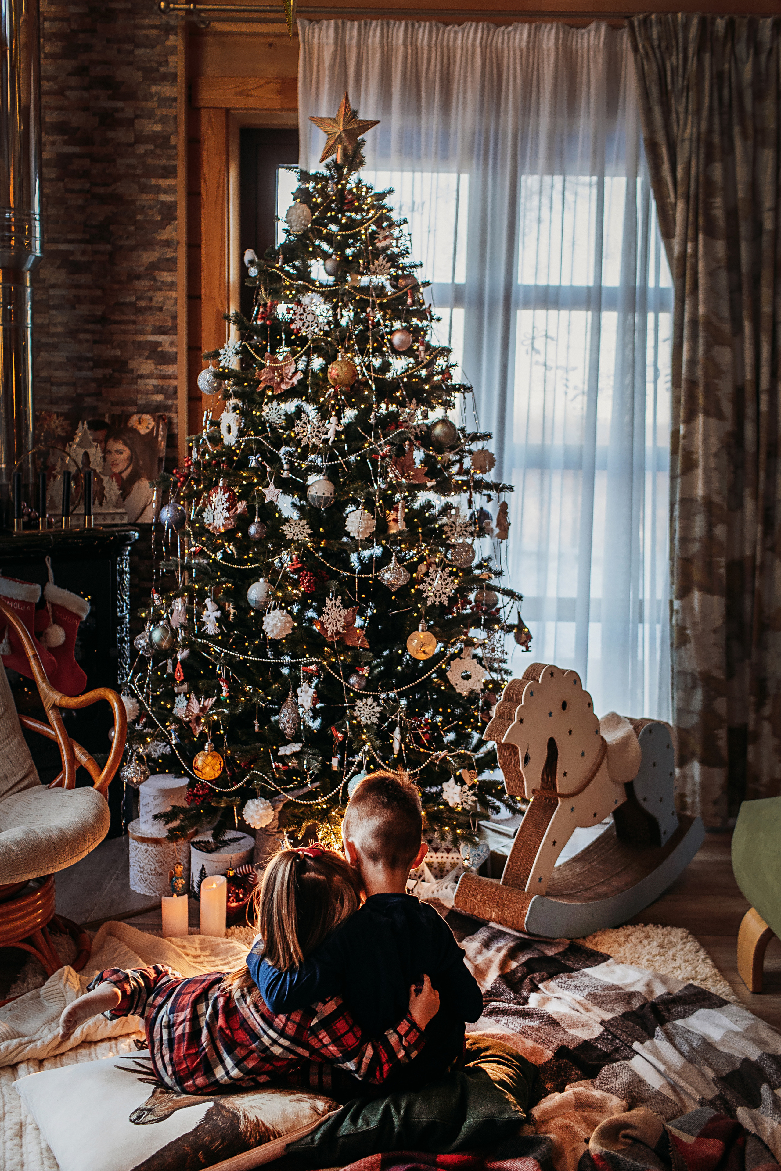 Тёплый новый год. Семейный фотограф Тюмень, фотограф на роды Салмина Мария