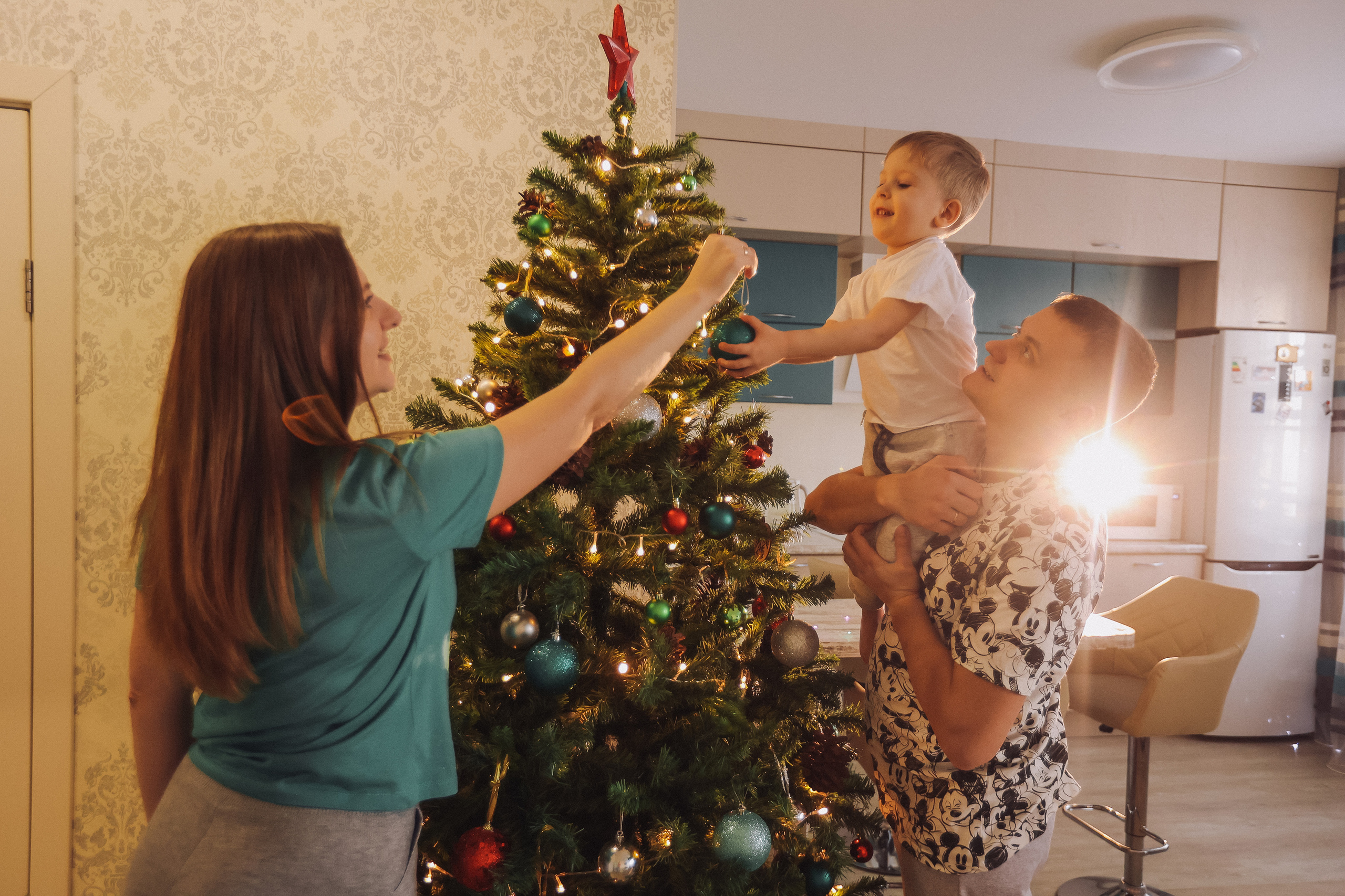 Новогодняя. Семейный фотограф Тюмень, фотограф на роды Салмина Мария
