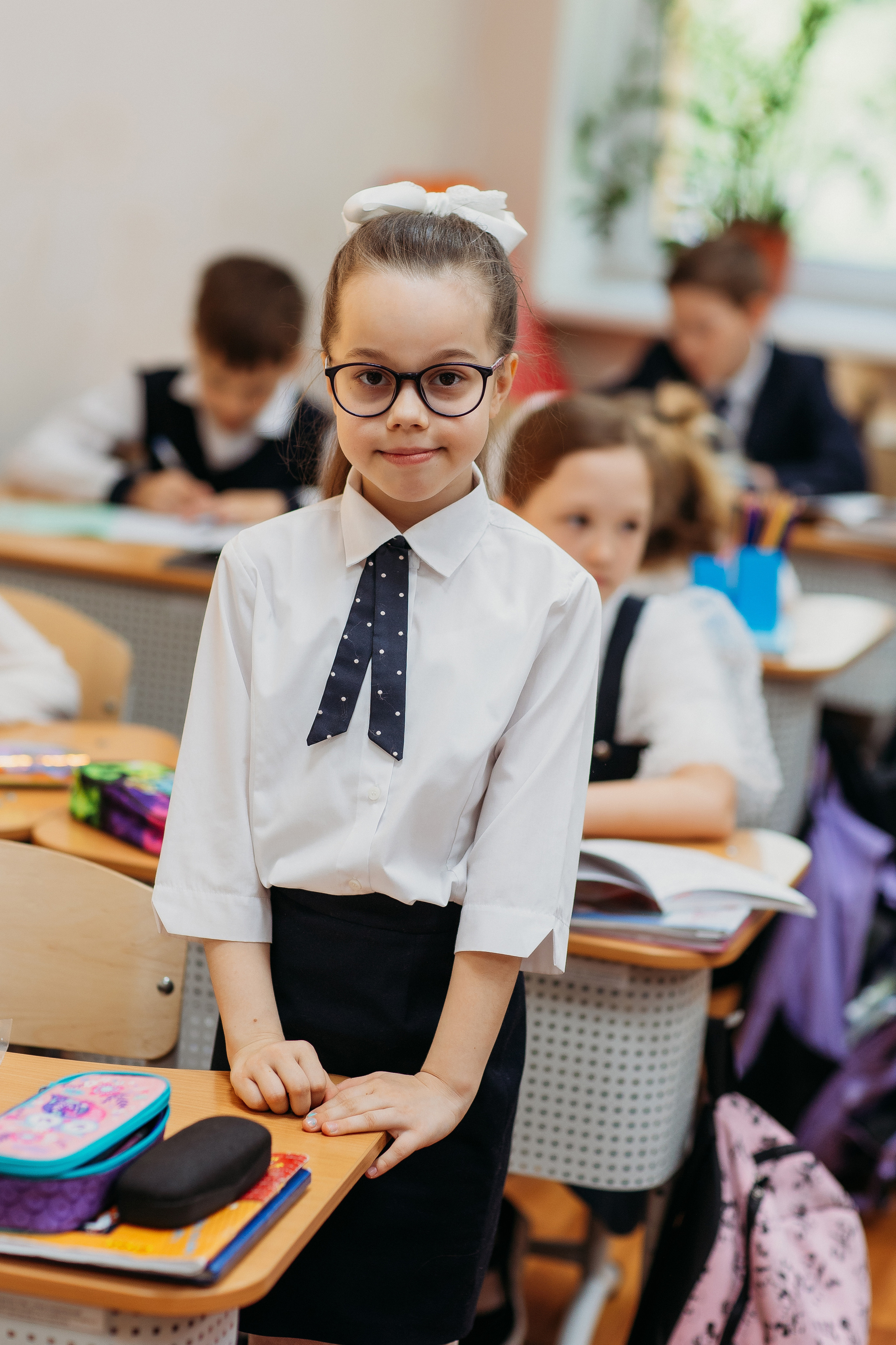 Школа 2 класс. Семейный фотограф Тюмень, фотограф на роды Салмина Мария