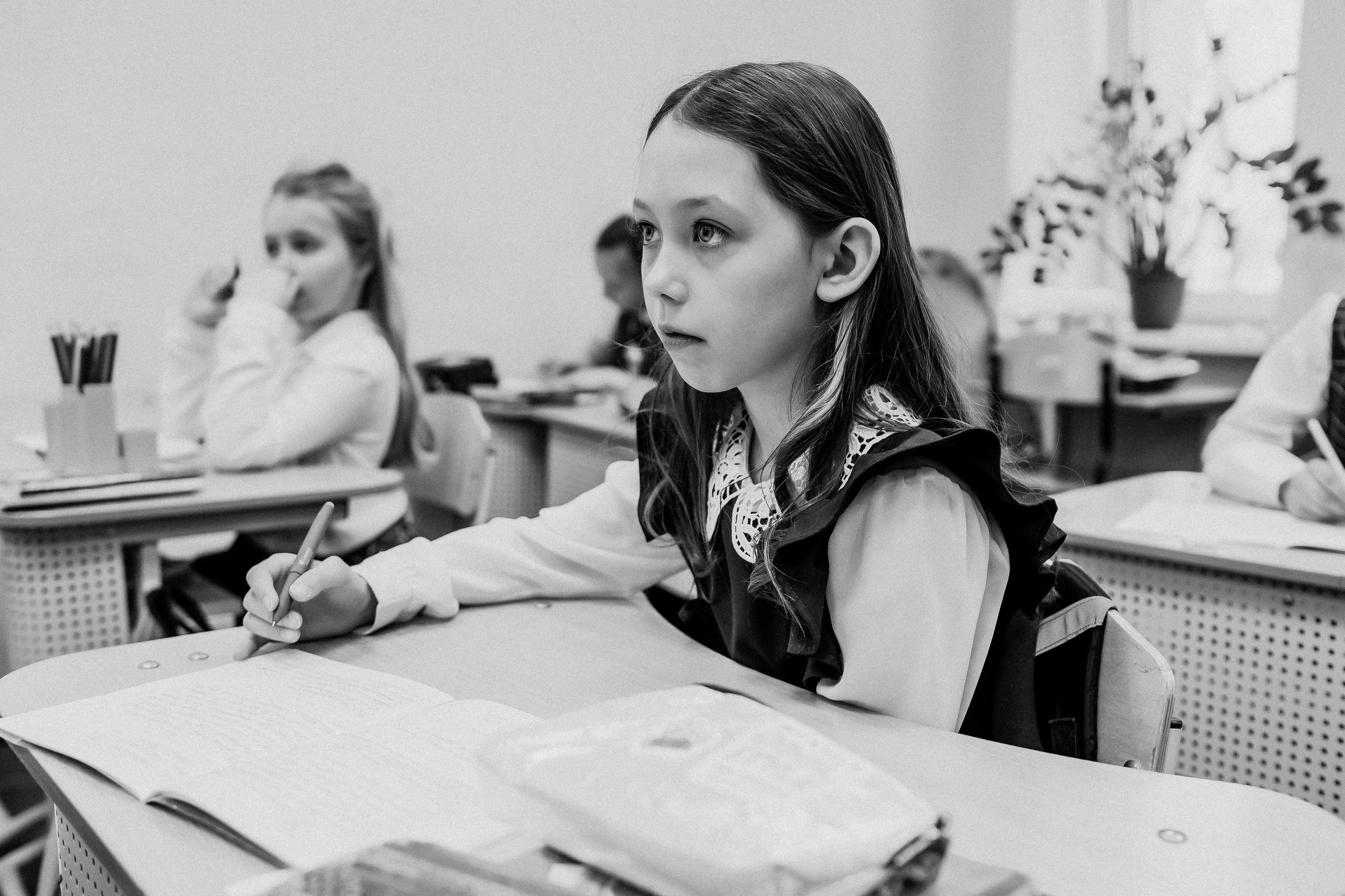 Школа 2 класс. Семейный фотограф Тюмень, фотограф на роды Салмина Мария