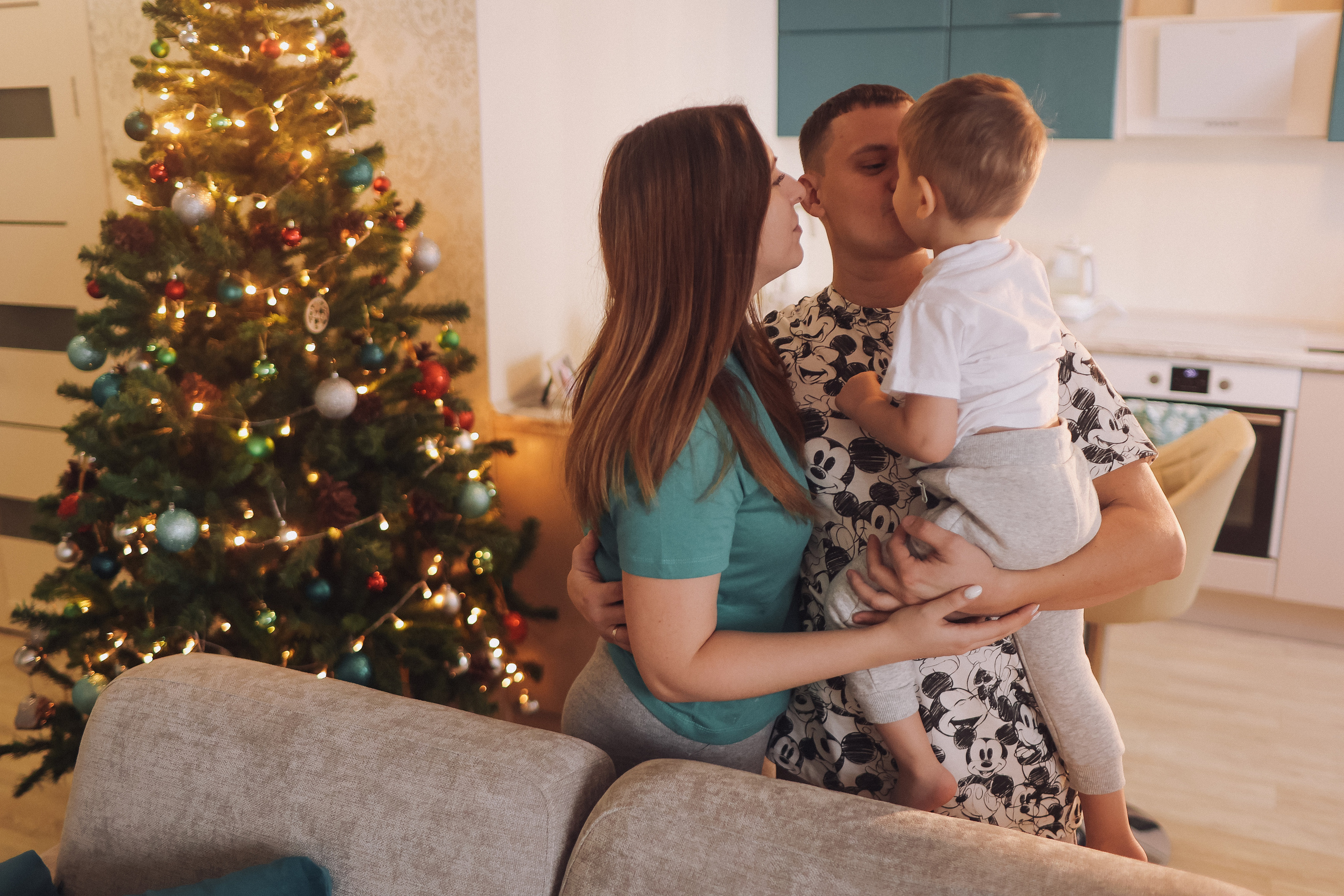 Новогодняя. Семейный фотограф Тюмень, фотограф на роды Салмина Мария