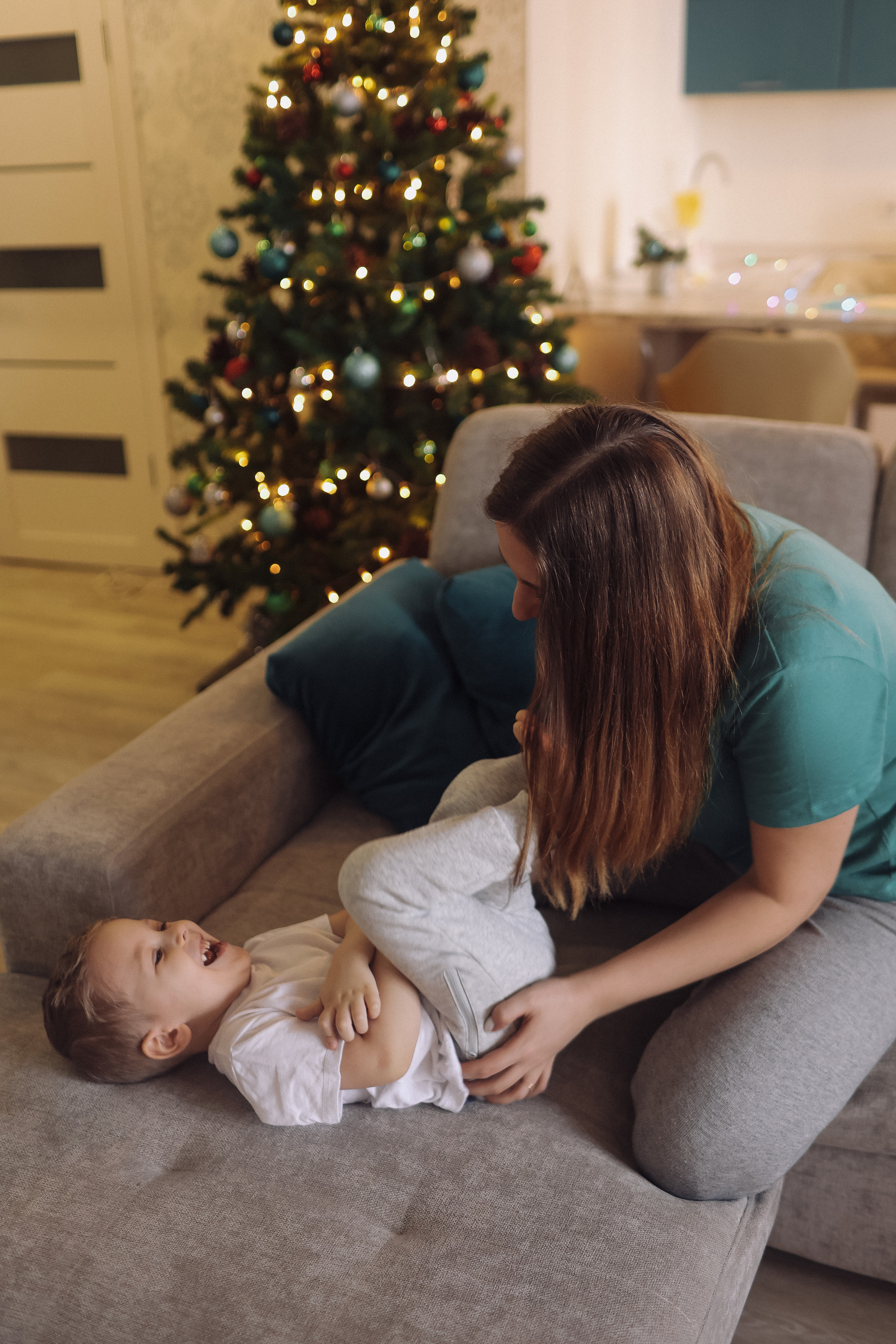 Новогодняя. Семейный фотограф Тюмень, фотограф на роды Салмина Мария