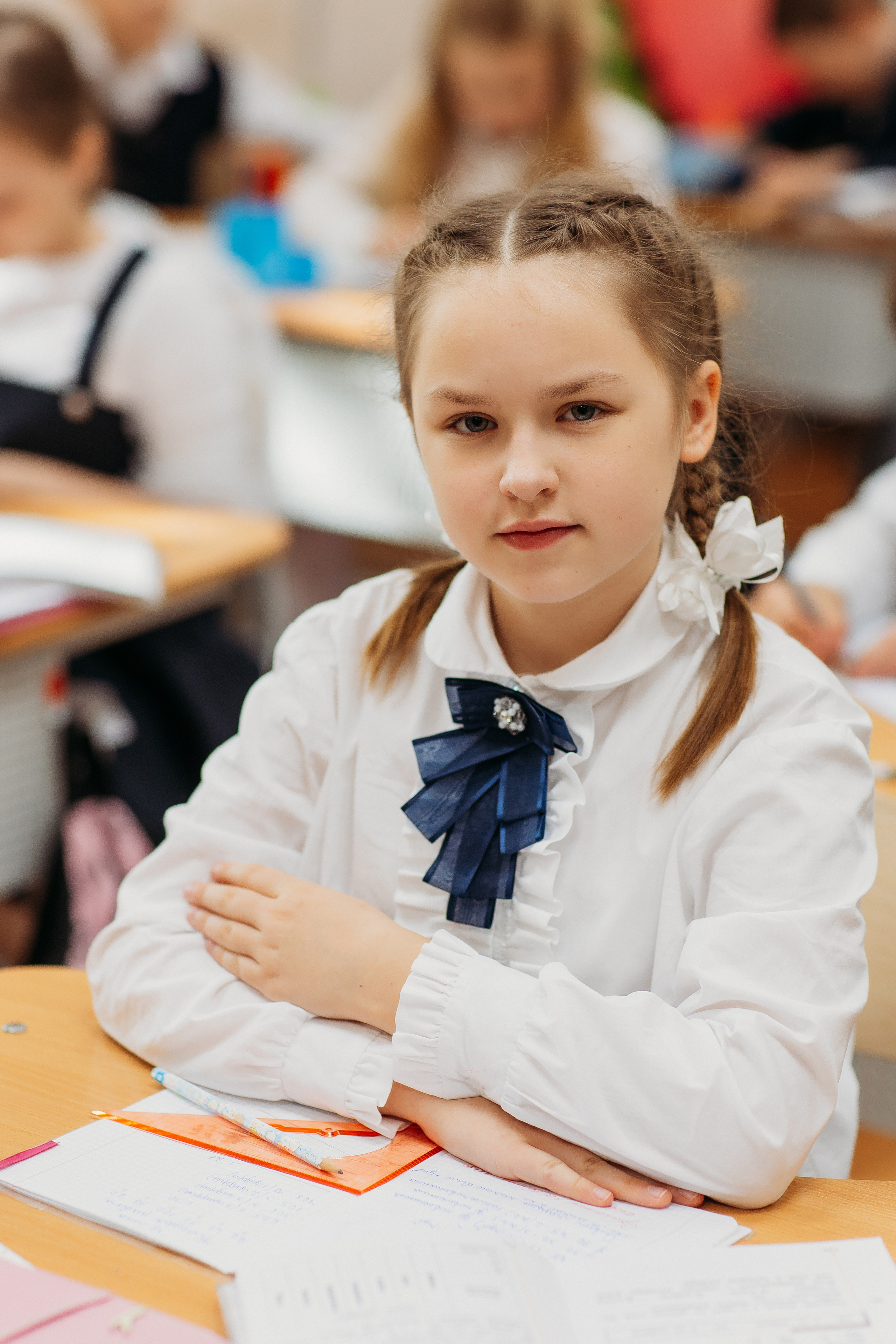 Школа 2 класс. Семейный фотограф Тюмень, фотограф на роды Салмина Мария