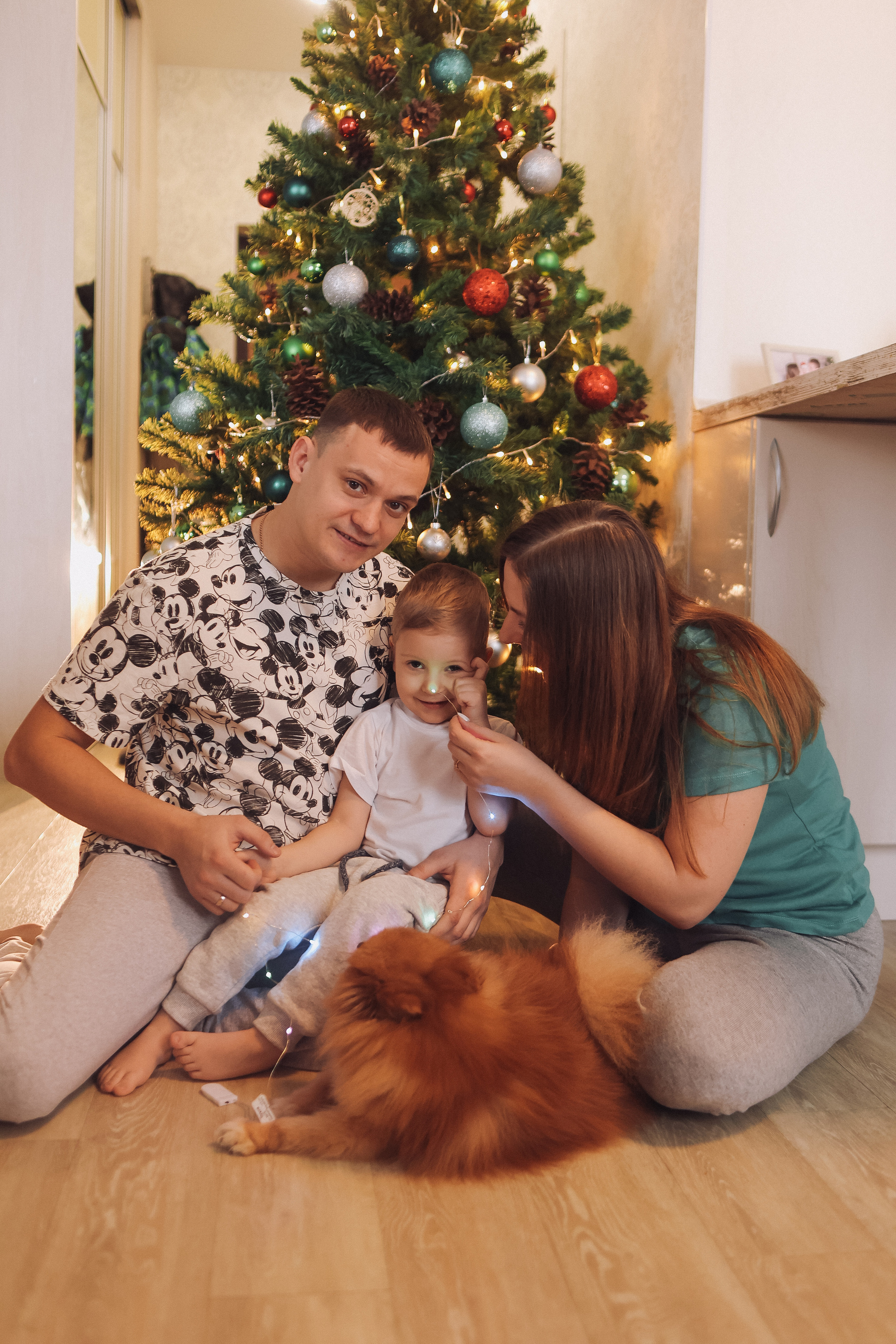 Новогодняя. Семейный фотограф Тюмень, фотограф на роды Салмина Мария