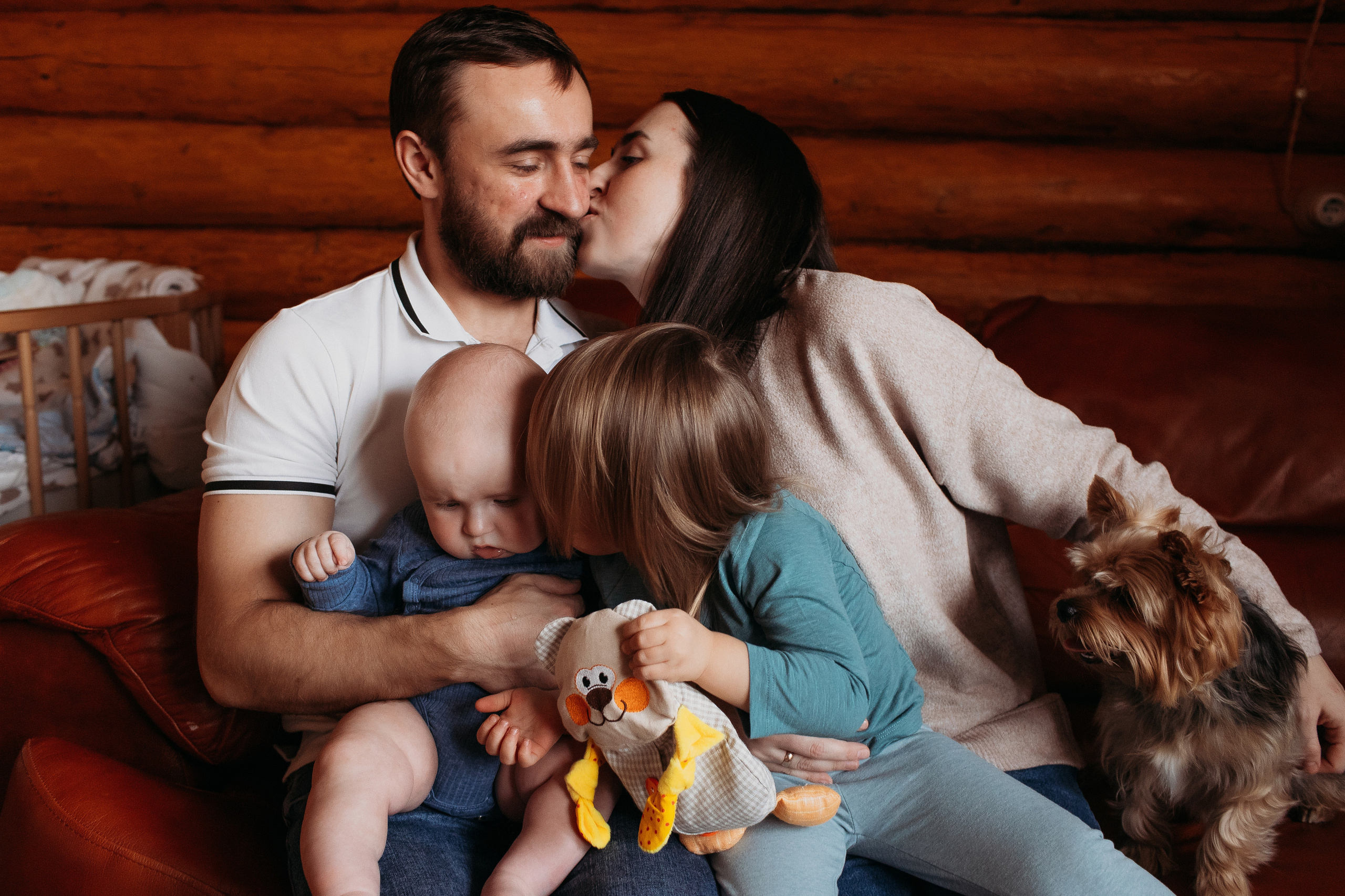 Большая семья. Семейный фотограф Тюмень, фотограф на роды Салмина Мария