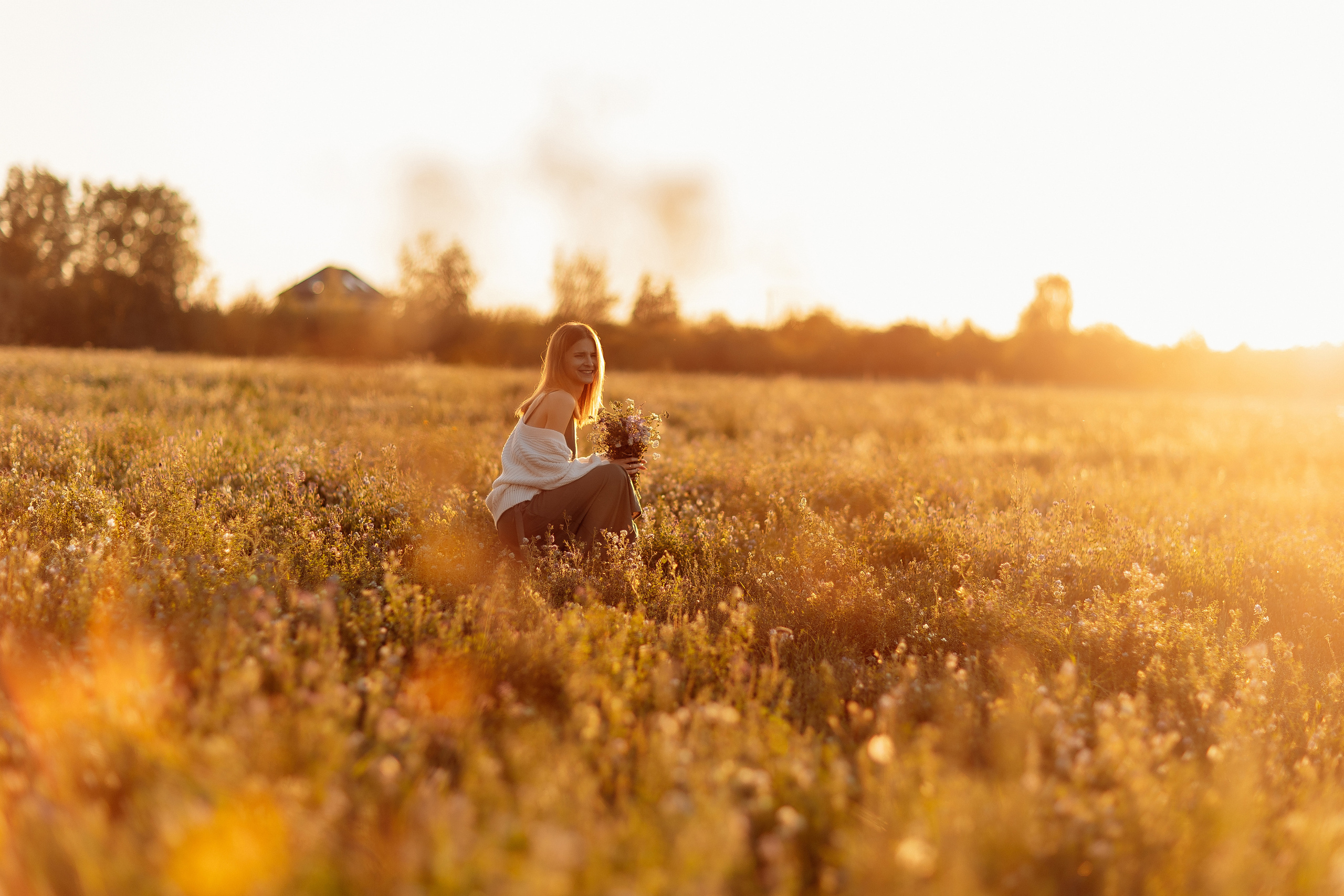Поле. Семейный фотограф Тюмень, фотограф на роды Салмина Мария