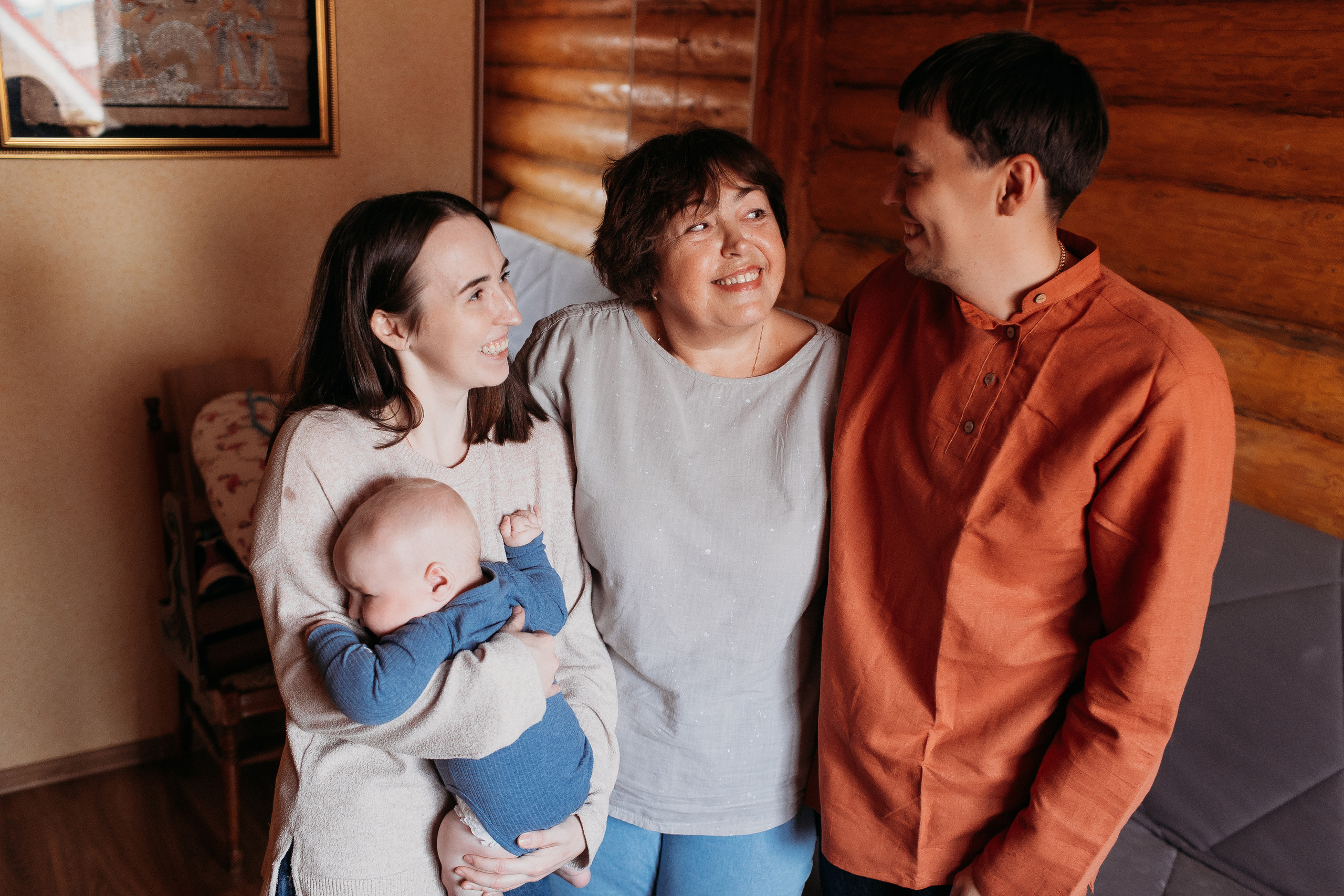 Большая семья. Семейный фотограф Тюмень, фотограф на роды Салмина Мария