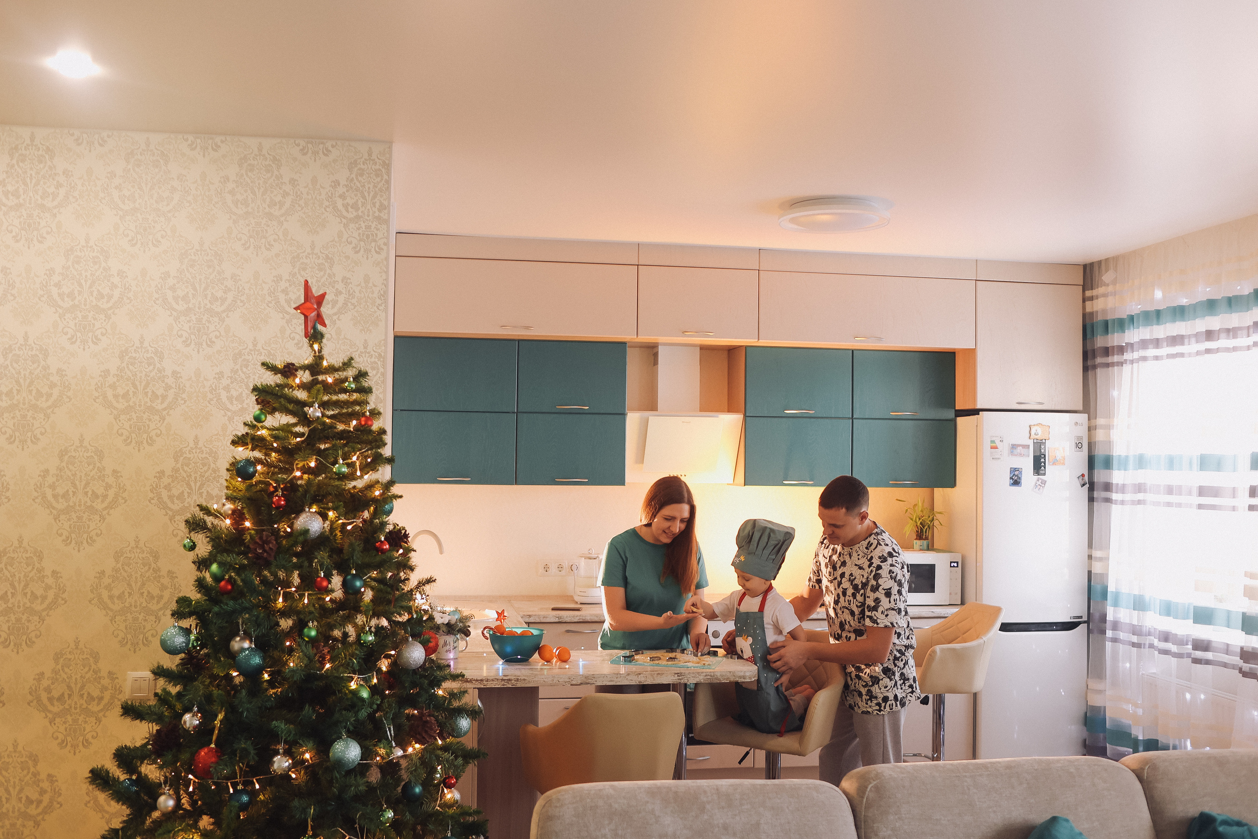 Новогодняя. Семейный фотограф Тюмень, фотограф на роды Салмина Мария