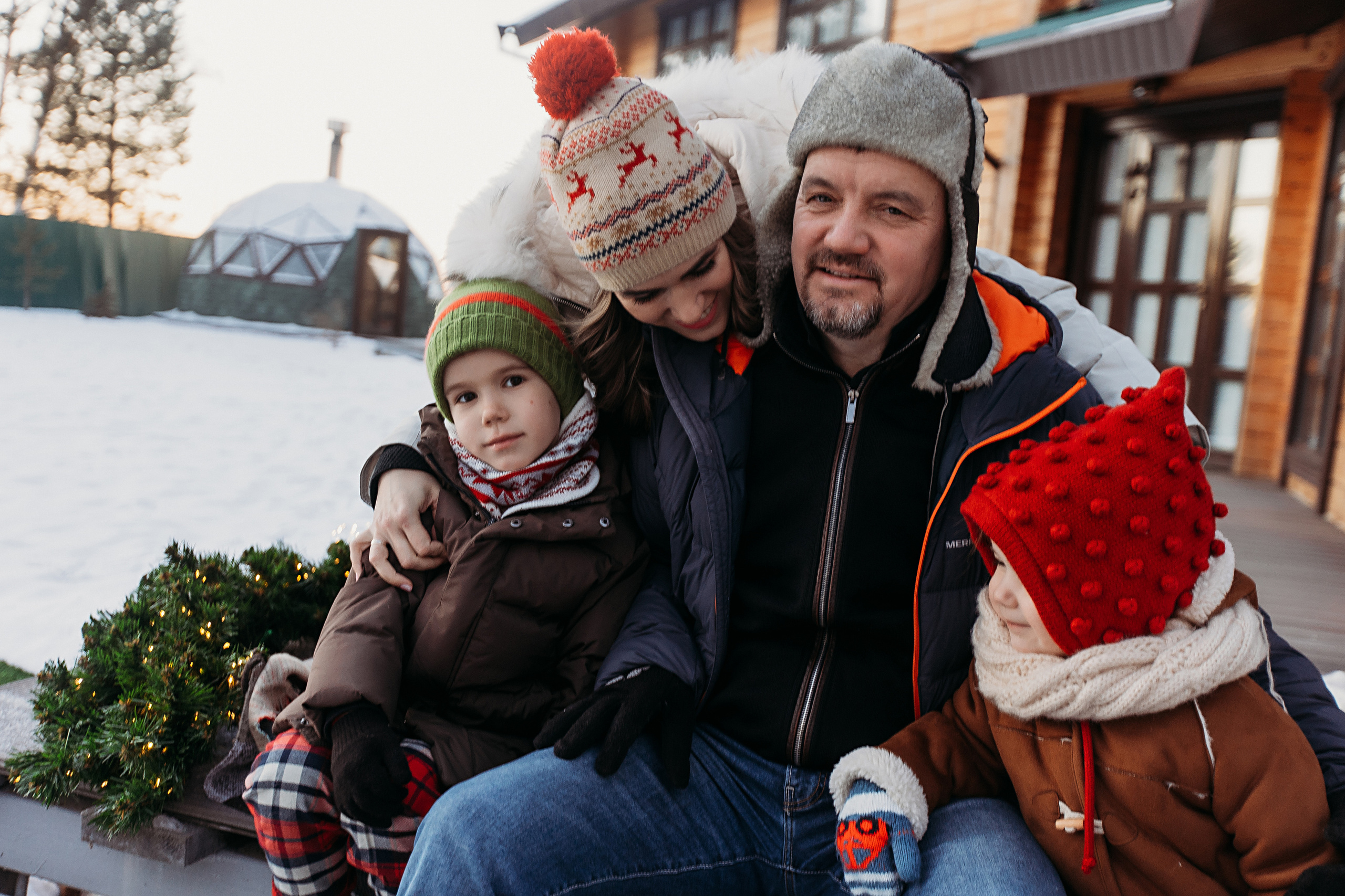 Тёплый новый год. Семейный фотограф Тюмень, фотограф на роды Салмина Мария