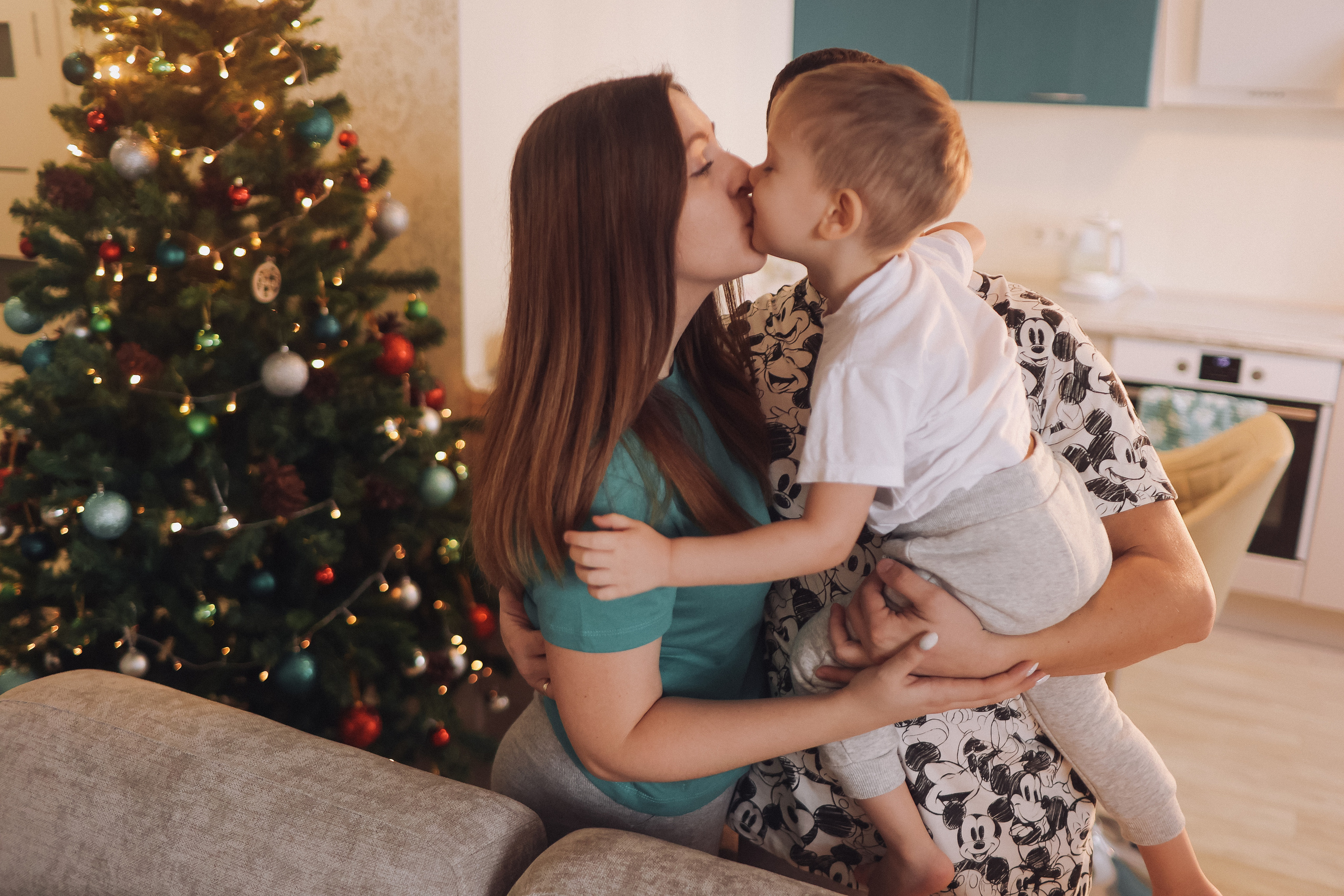 Новогодняя. Семейный фотограф Тюмень, фотограф на роды Салмина Мария