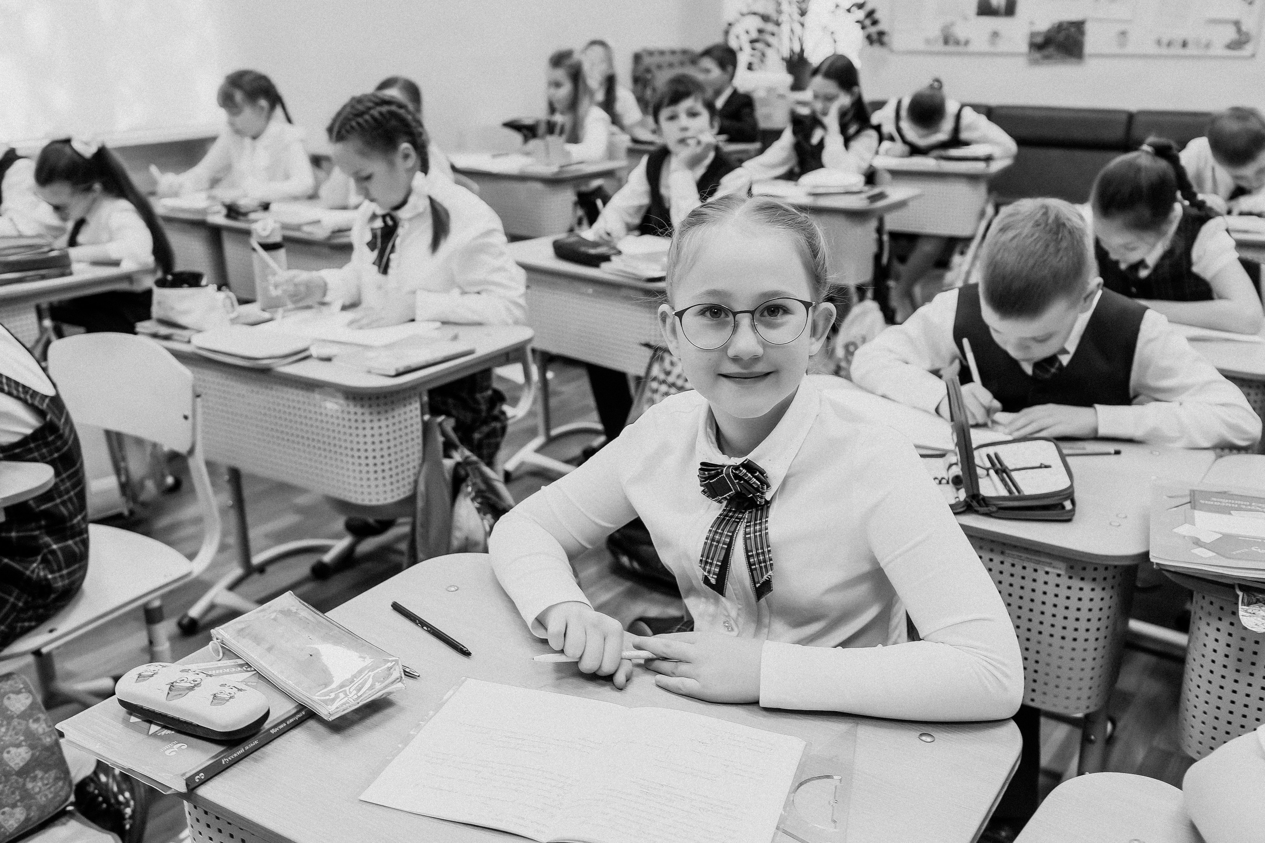 Школа 2 класс. Семейный фотограф Тюмень, фотограф на роды Салмина Мария