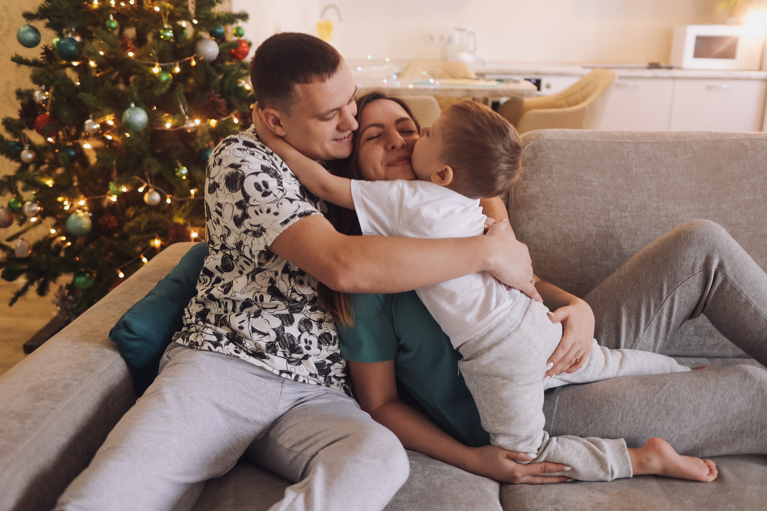 Новогодняя. Семейный фотограф Тюмень, фотограф на роды Салмина Мария