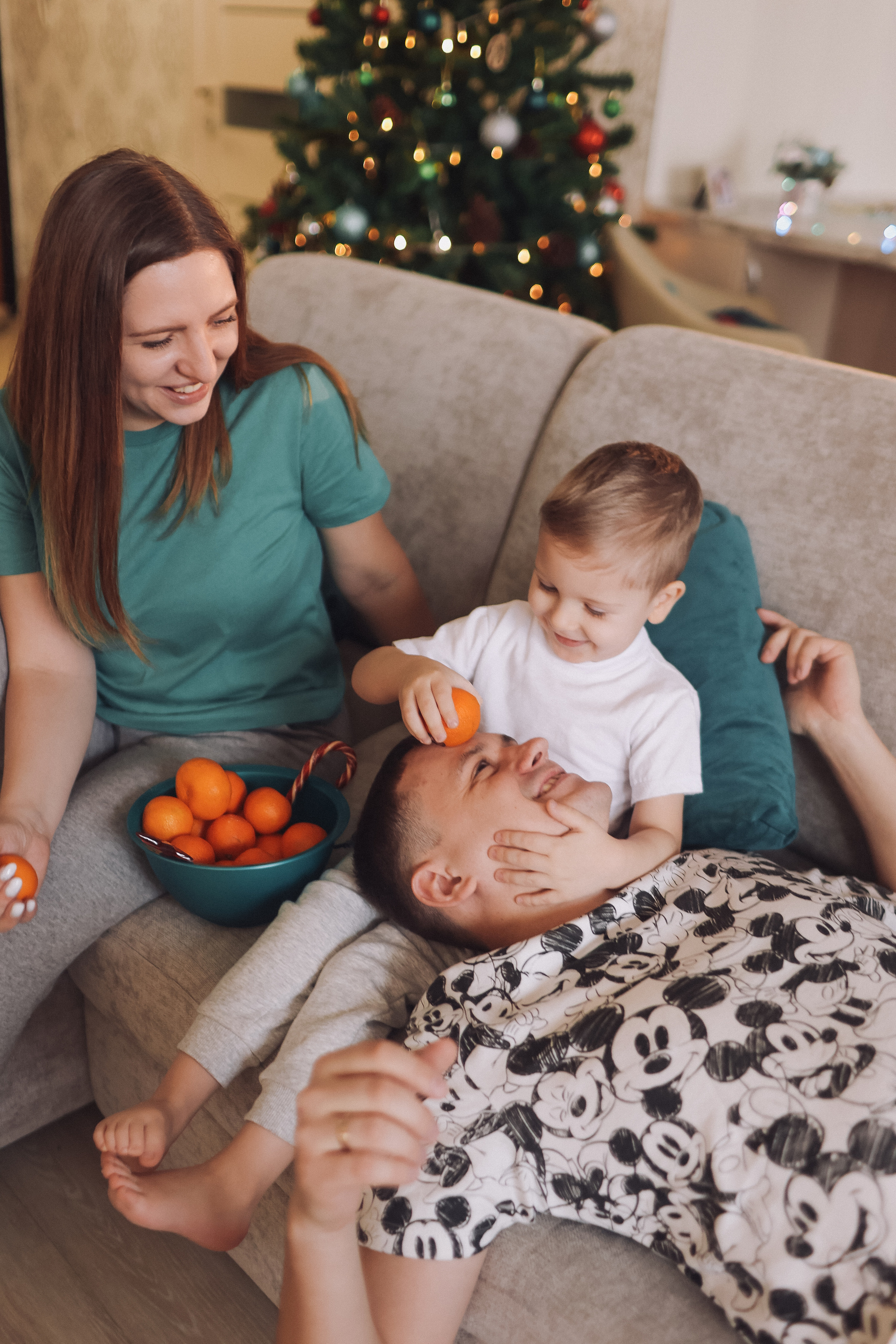 Новогодняя. Семейный фотограф Тюмень, фотограф на роды Салмина Мария
