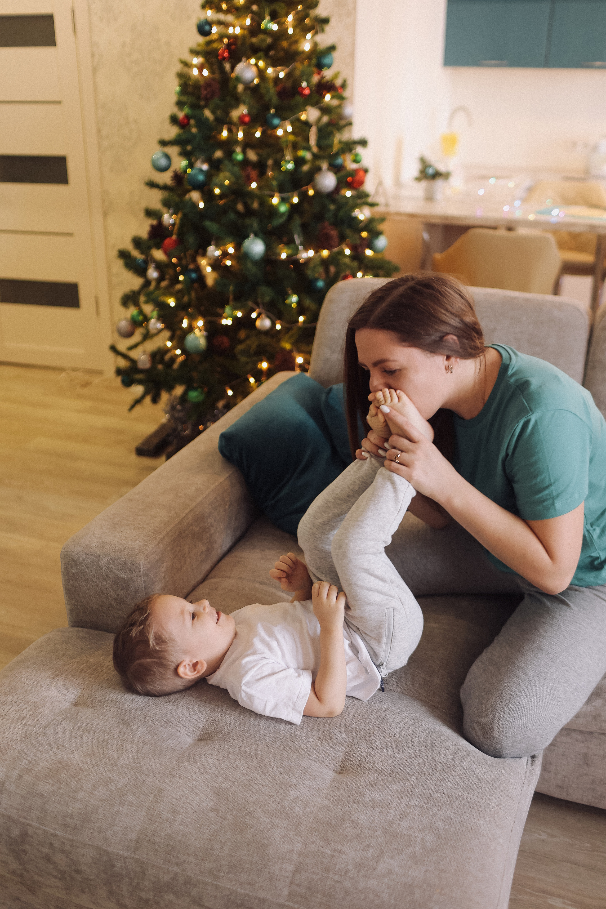 Новогодняя. Семейный фотограф Тюмень, фотограф на роды Салмина Мария