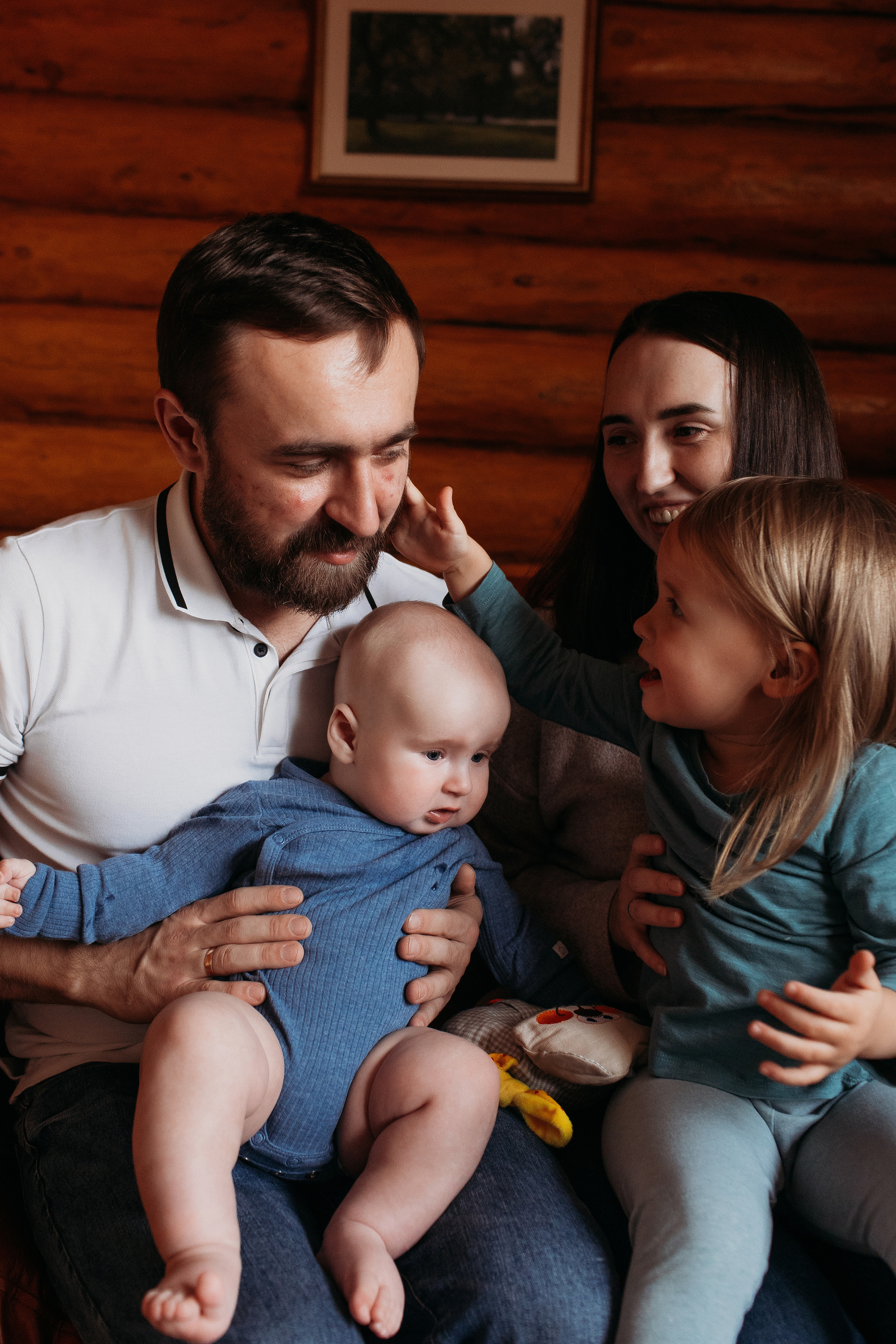 Большая семья. Семейный фотограф Тюмень, фотограф на роды Салмина Мария