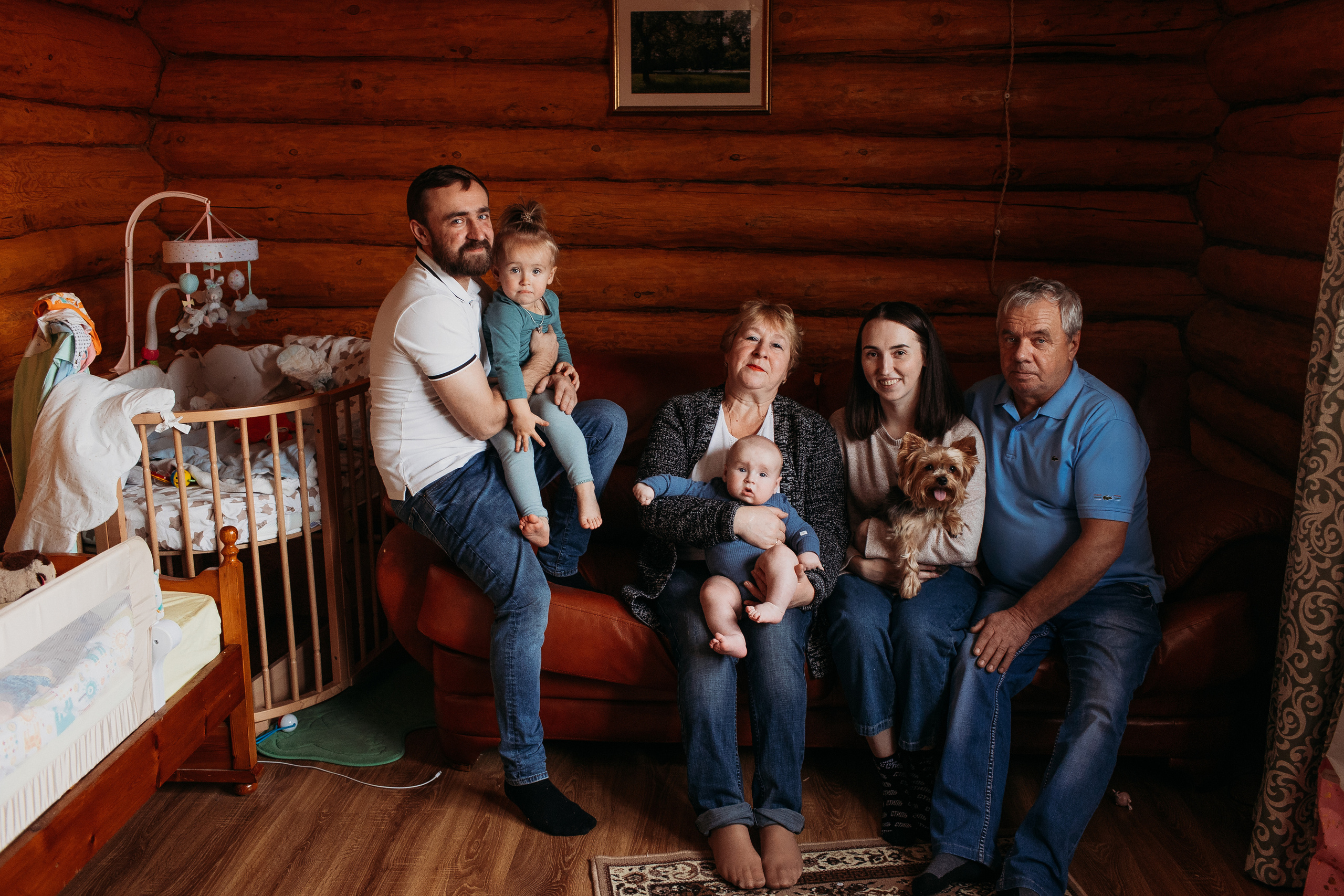 Большая семья. Семейный фотограф Тюмень, фотограф на роды Салмина Мария