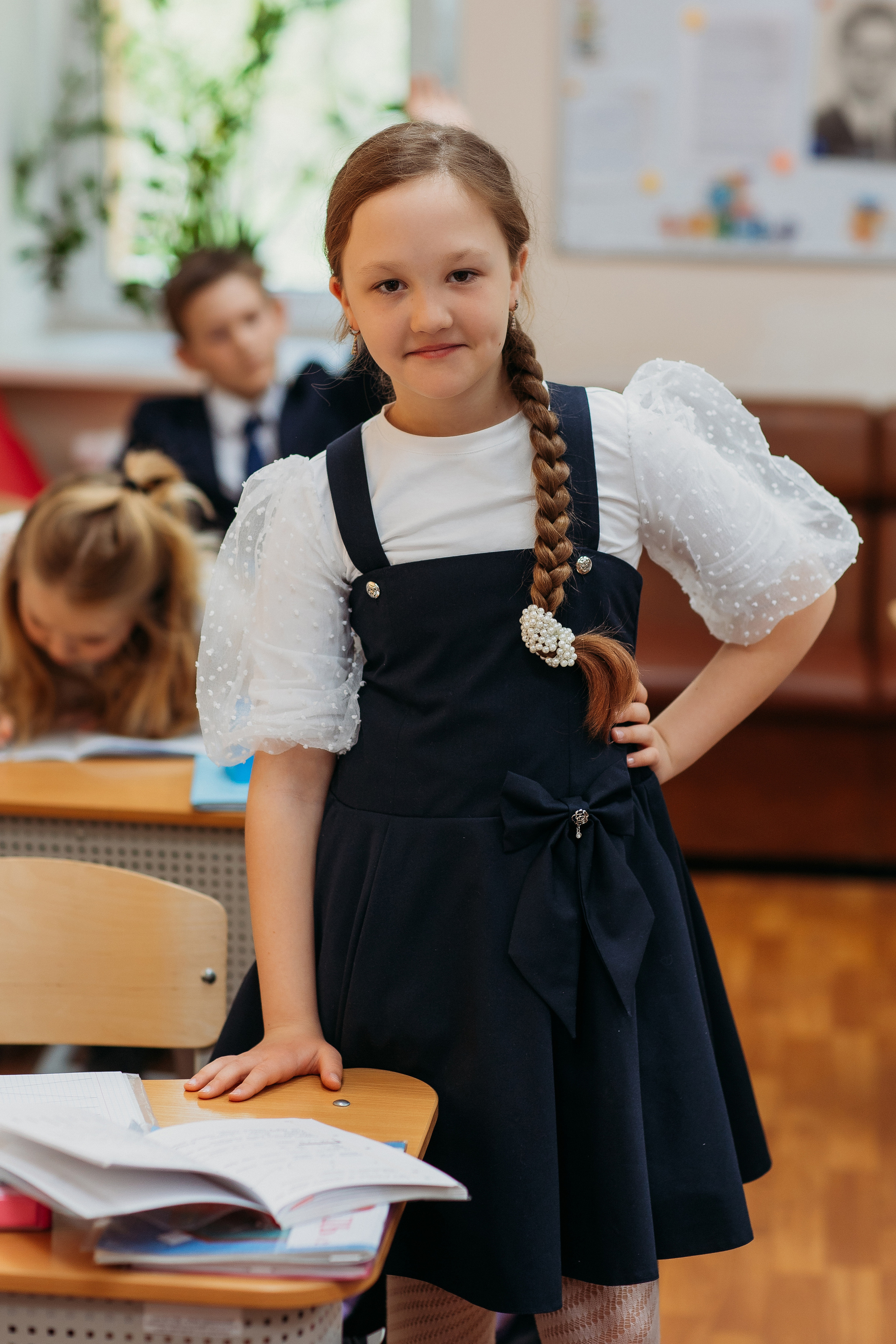 Школа 2 класс. Семейный фотограф Тюмень, фотограф на роды Салмина Мария
