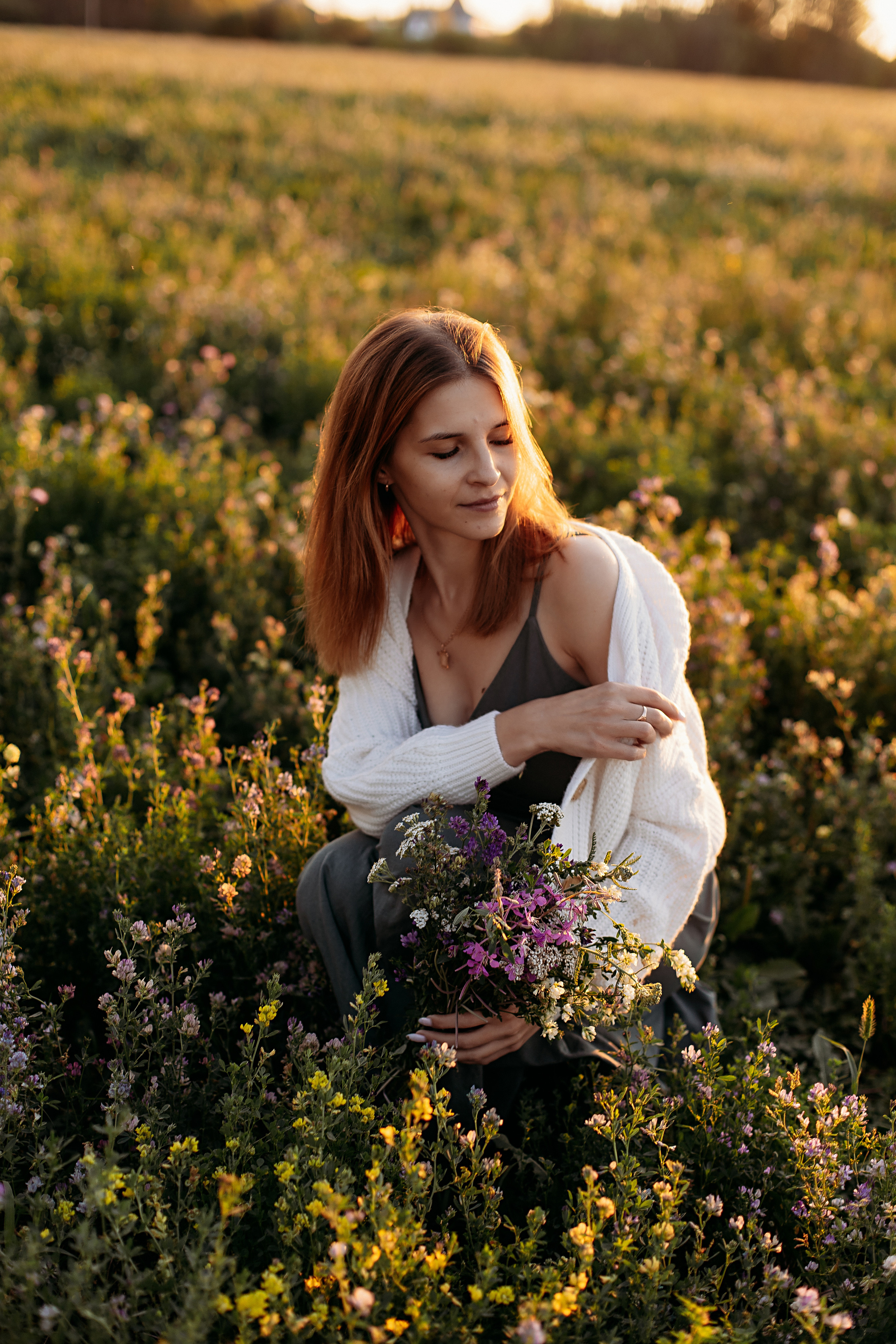 Поле. Семейный фотограф Тюмень, фотограф на роды Салмина Мария